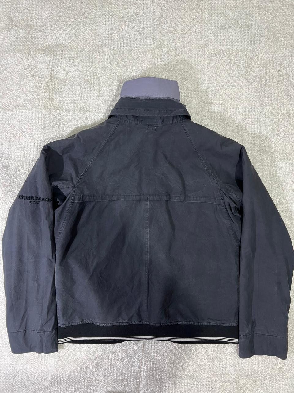 Stone Island × Vintage Stone island 2005 Duel Layer Ventile Spellout Jacket Size US L / EU 52-54 / 3 - 5 Thumbnail