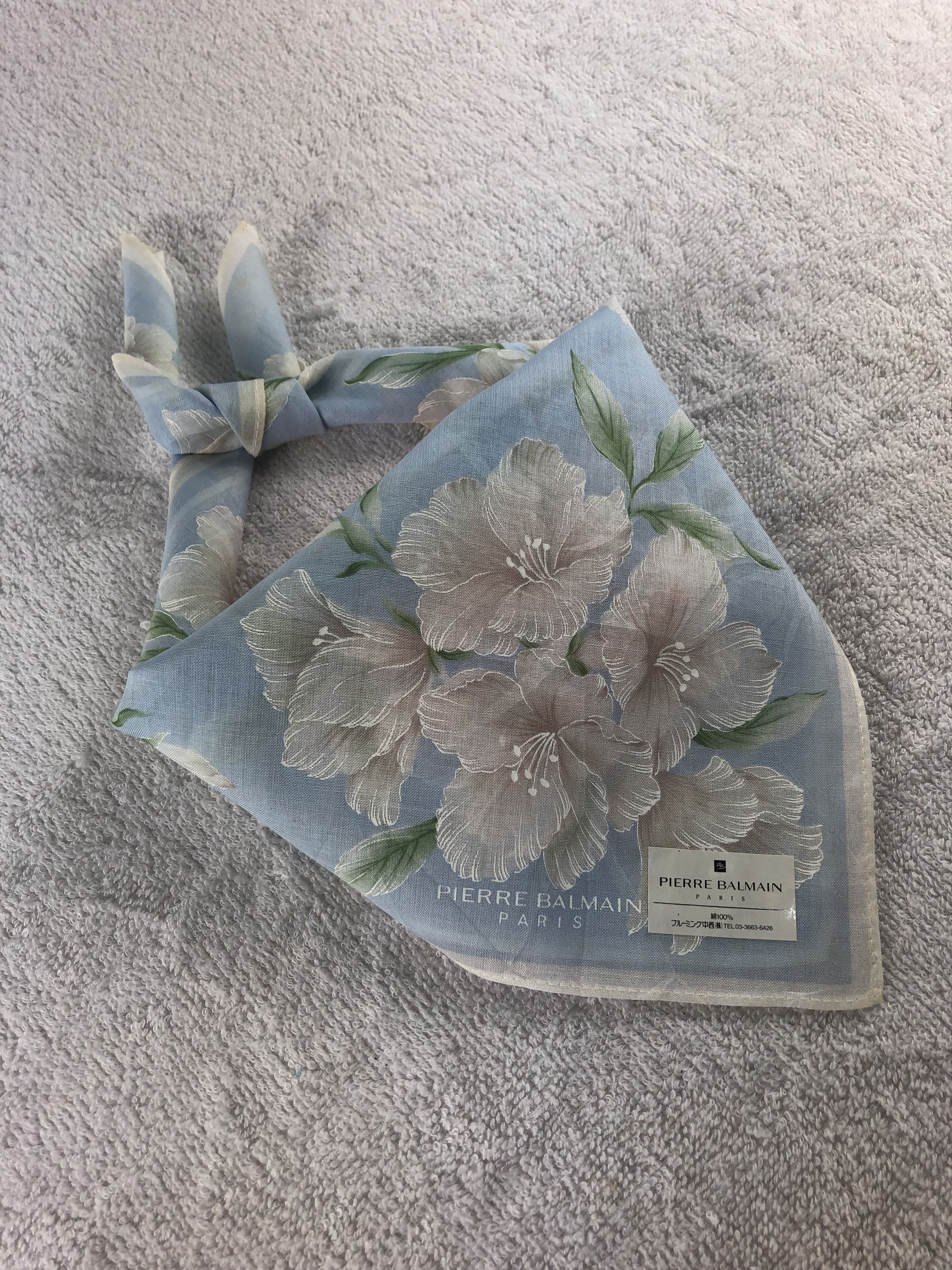 Pierre Balmain × Vintage Pierre Balmain Handkerchief / Bandana / Neckerchief Size ONE SIZE - 2 Thumbnail