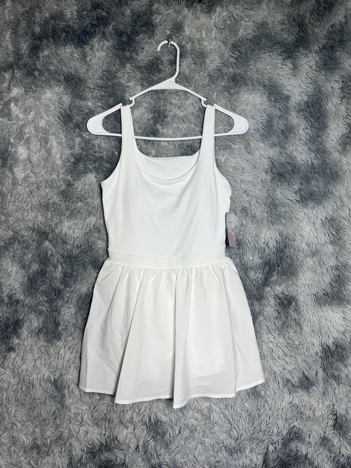 Target Basics XS JOYLAB White Moisture Wicking Dress with Skirt Overlay Size XS / US 0-2 / IT 36-38 - 1 Thumbnail