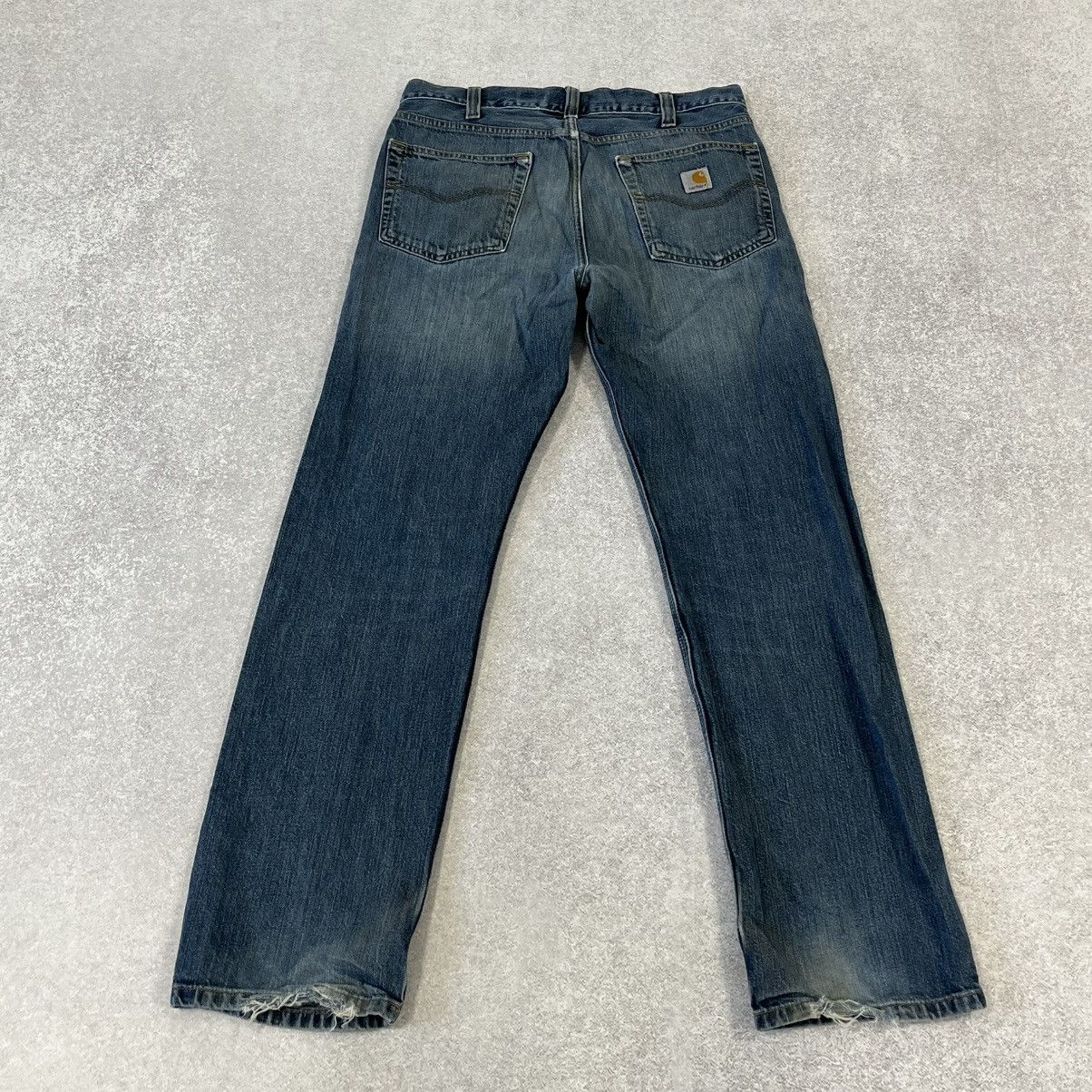 Carhartt Carhartt blue denim jeans straight pant Size US 32 / EU 48 - 1 Thumbnail
