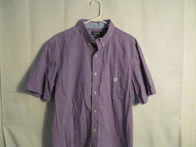 Chaps Chaps Checkered Button-Up Shirt - Purple Gingham Size US XL / EU 56 / 4 - 1 Thumbnail