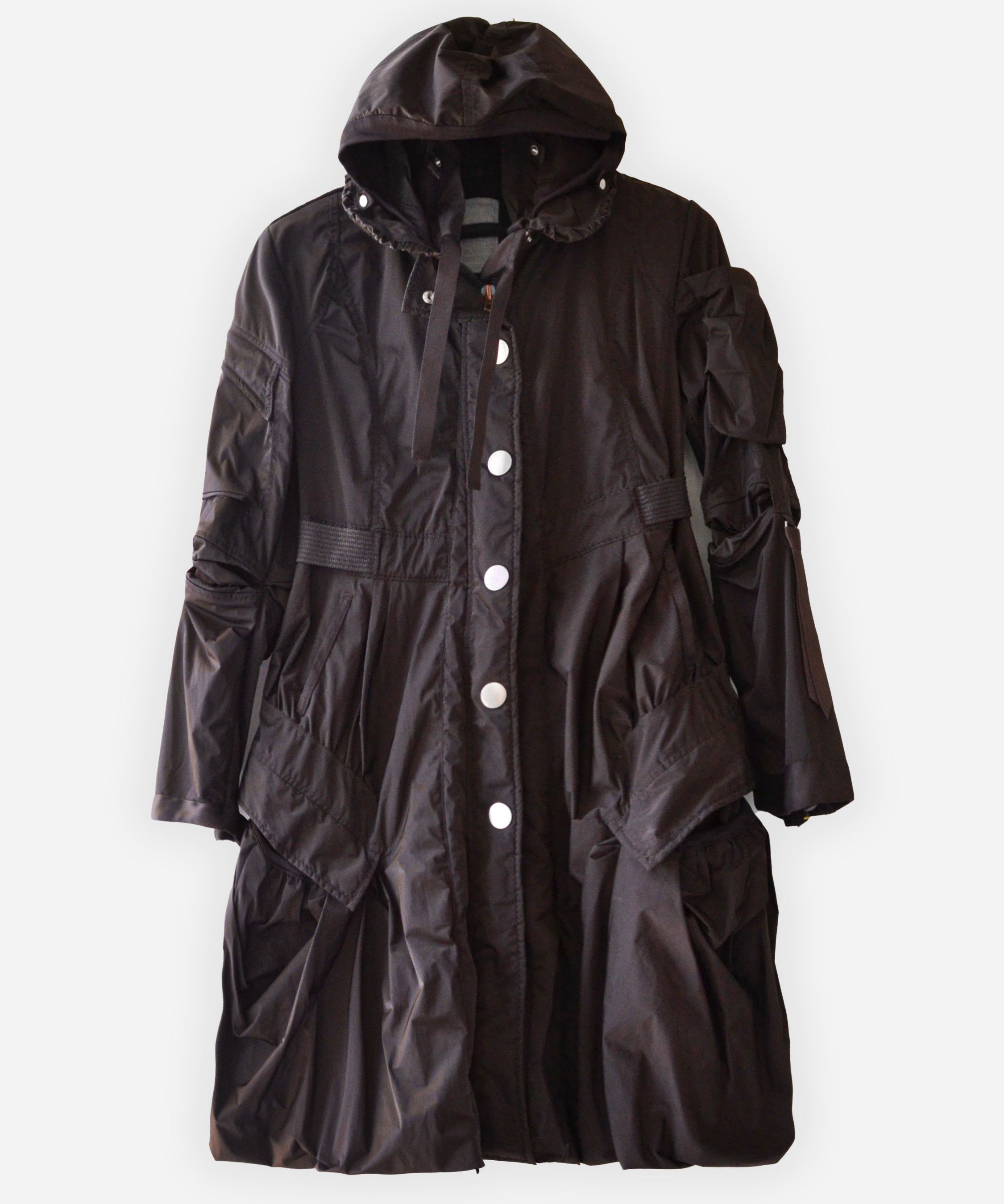 Marithe + Francois Girbaud 🔴 Marithe Francois Girbaud Jacket Parka Coat Vintage Brown Size M / US 6-8 / IT 42-44 - 2 Thumbnail