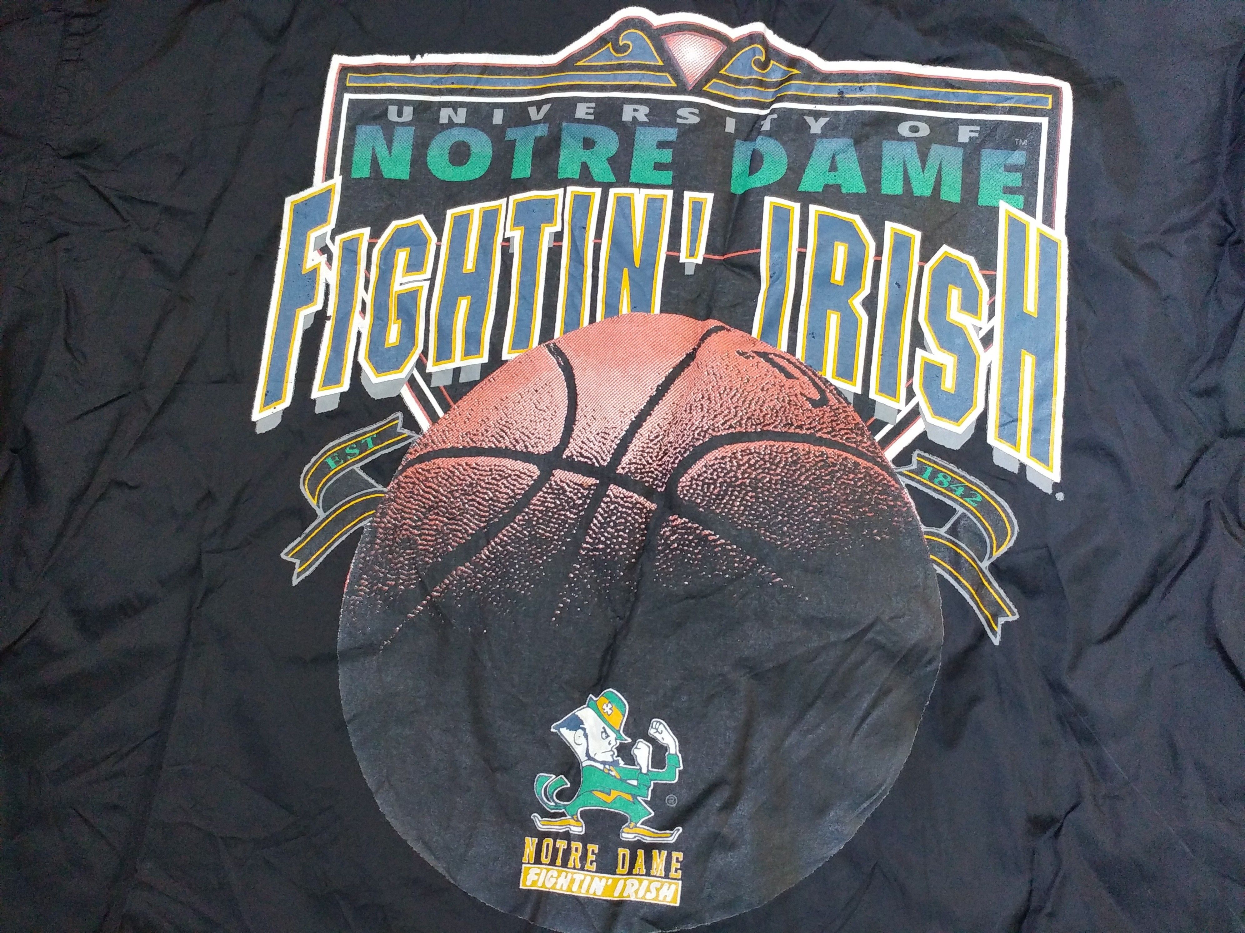 NFL × Vintage NFL Notre Dame Fighting Irish jacket, CMP windbreaker L Size US XL / EU 56 / 4 - 6 Thumbnail