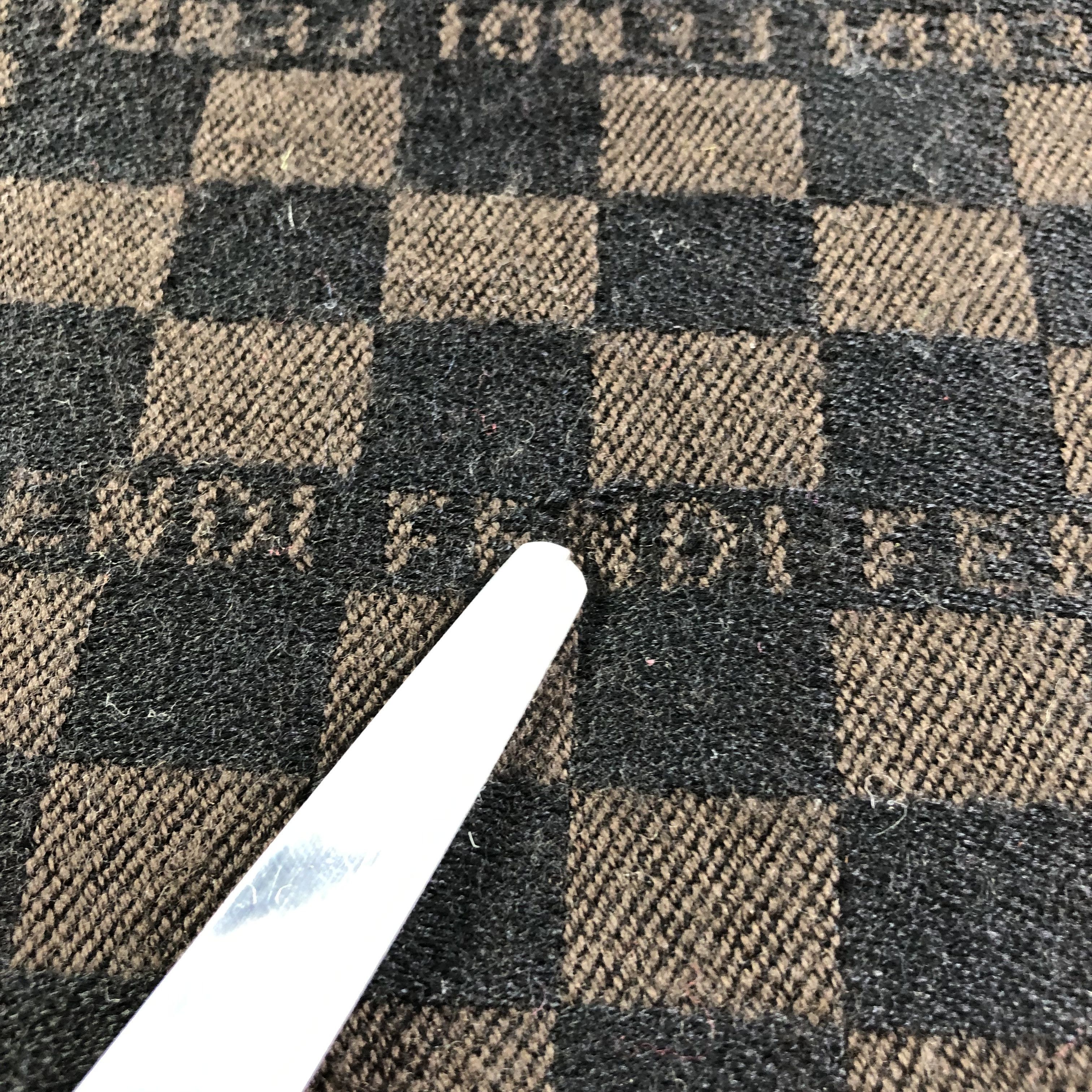 Fendi FENDI Checkered Wool Scarf Muffler Neckwear V2103 Size ONE SIZE - 10 Thumbnail