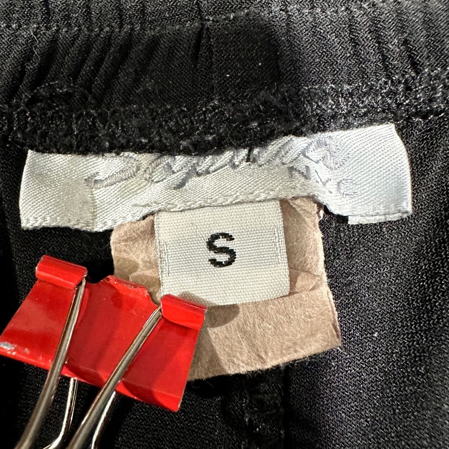 Vintage Sophia Pants Womens Small Black Wide Leg Crop Pull On Pockets Elastic Waist Size 28" / US 6 / IT 42 - 4 Thumbnail