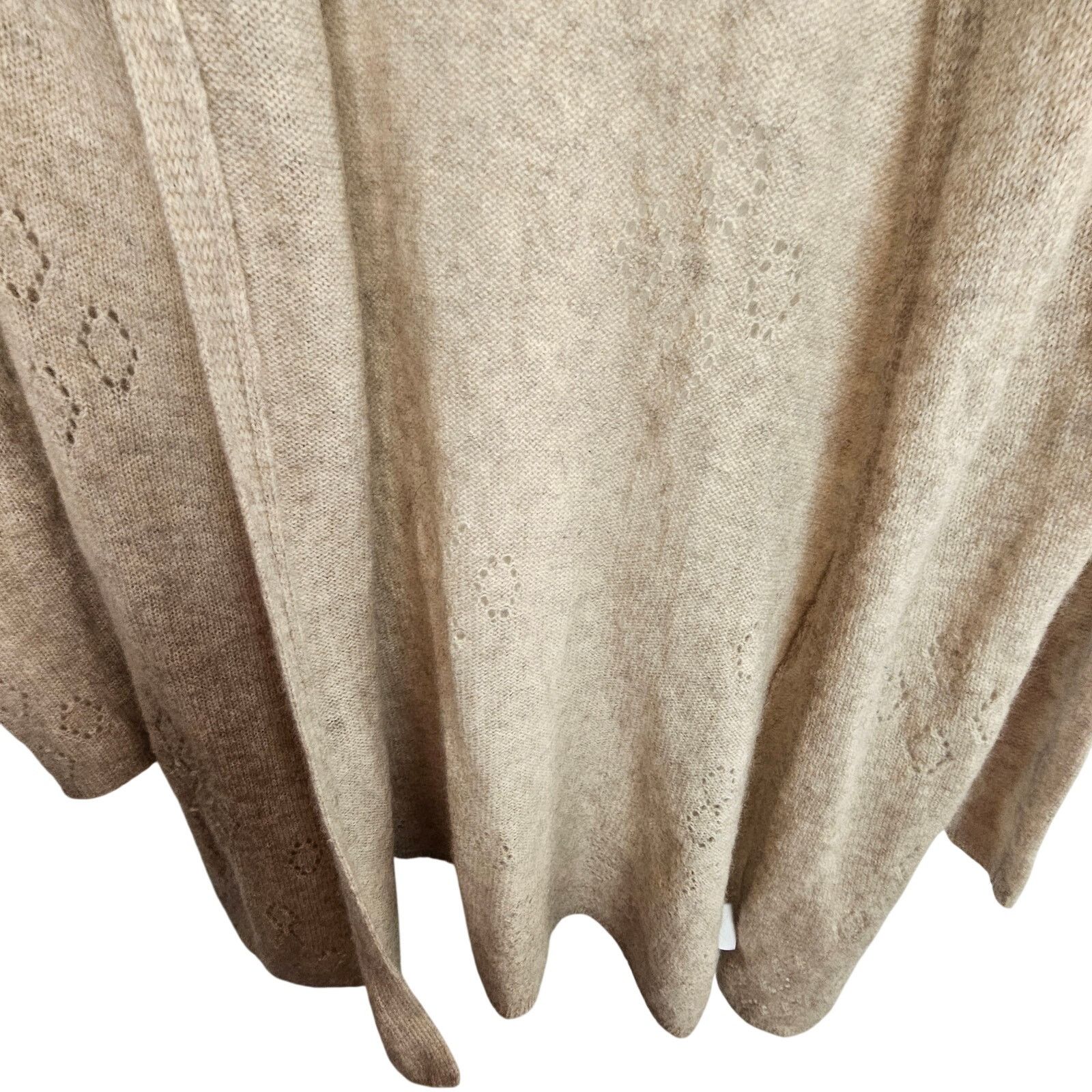 MAX&Co. Max Studio Womens Cashmere Cardigan Sweater S Hooded Size S / US 4 / IT 40 - 3 Thumbnail