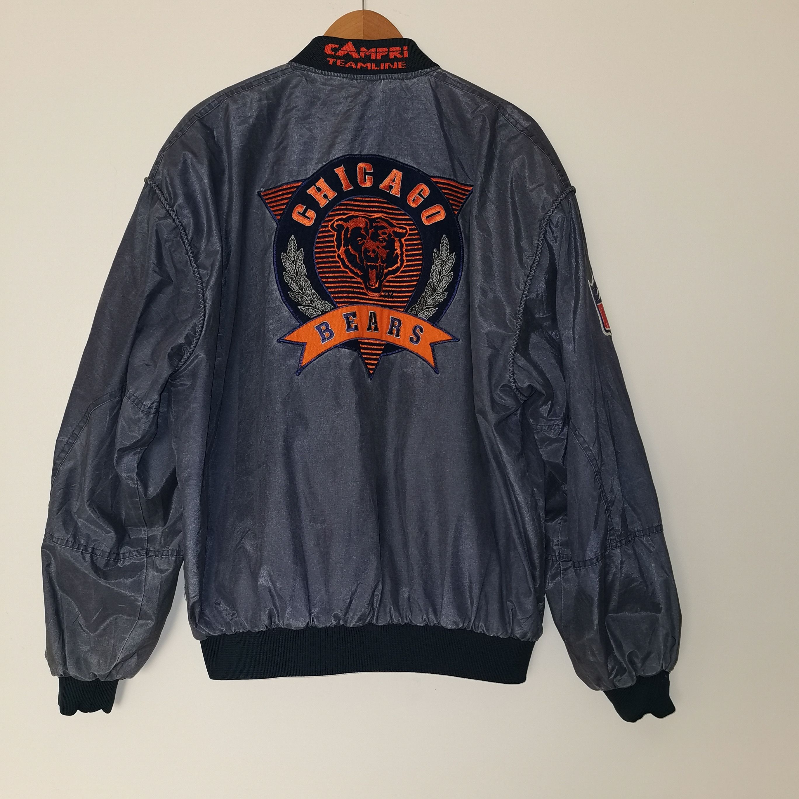 NFL Rare NFL Chicago bears Bomber vintage jacket 90's campri Size US XL / EU 56 / 4 - 18 Thumbnail