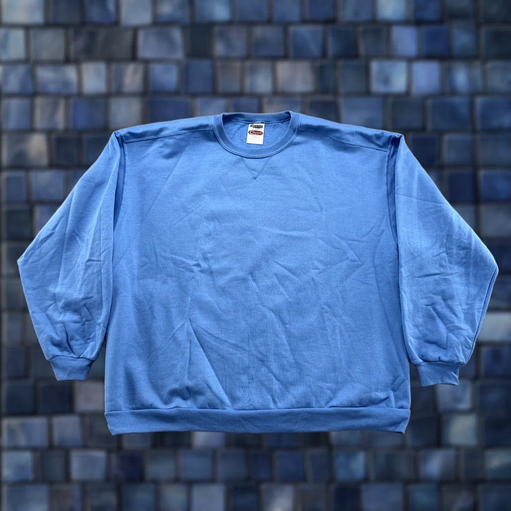 Jerzees VINTAGE Jerzees Premium Fit Sweatshirt in Men’s Size 2X Blue 90s Pullover Team Jerzees Shirt Womens Mens Boys Girls Size US XXL / EU 58 / 5 - 1 Thumbnail