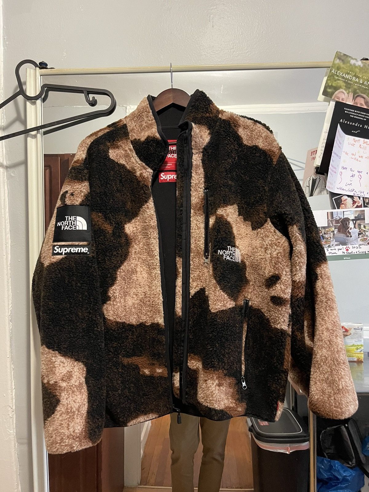Supreme × The North Face Supreme TNF Bleached Fleece - Brown
