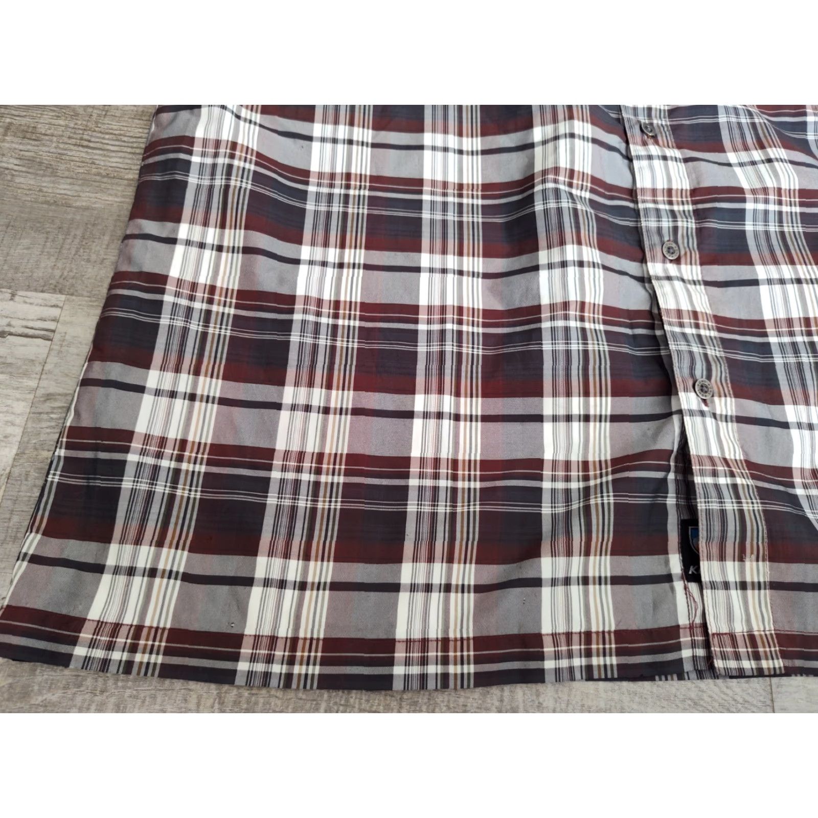Vintage Kuhl Eluxur Mountain Grown Mens Button Up Shirt Sleeve Camp Shirt Plaid Size XXL Size US XXL / EU 58 / 5 - 3 Thumbnail