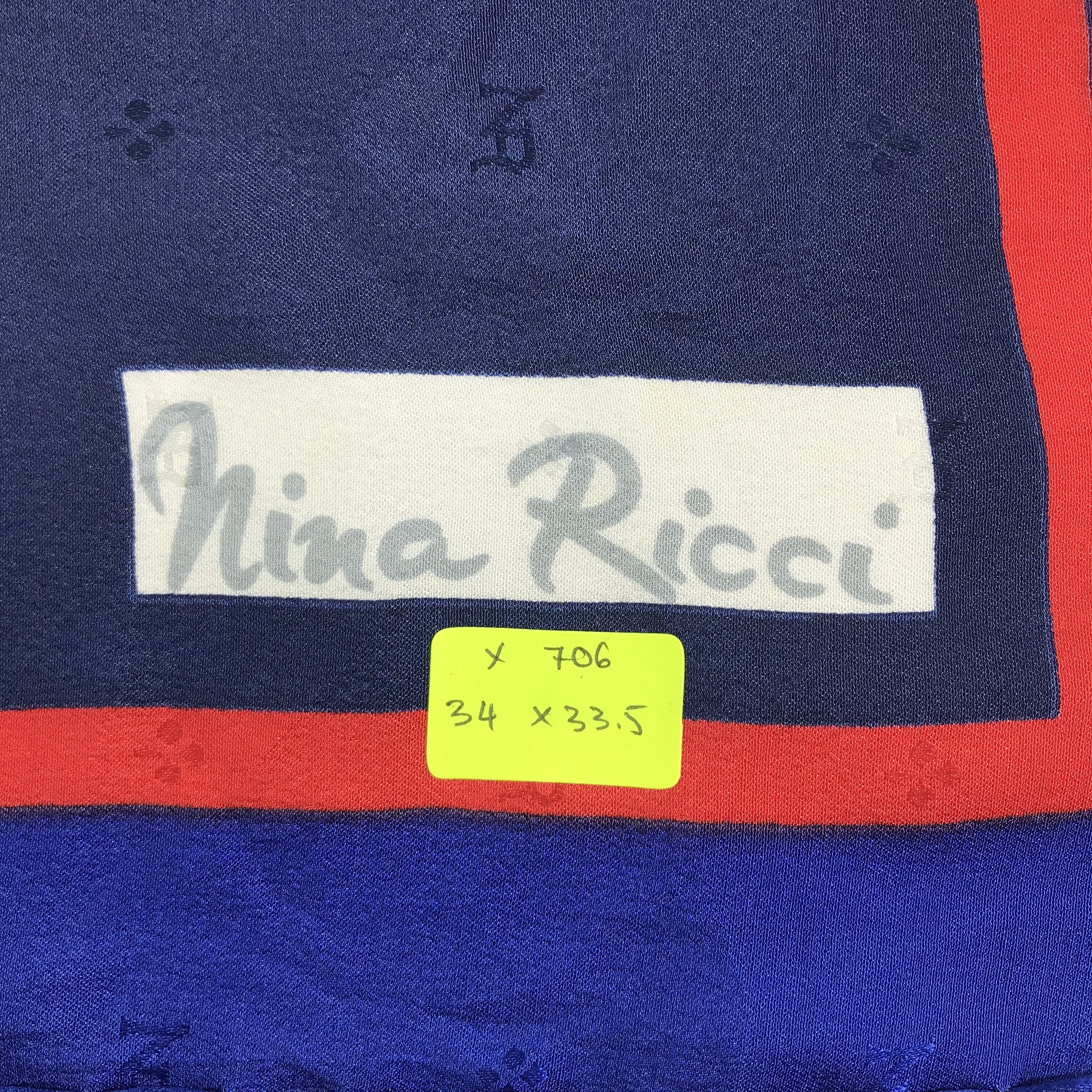 Nina Ricci Vintage Nina Ricci Silk Scarf Size ONE SIZE - 5 Thumbnail