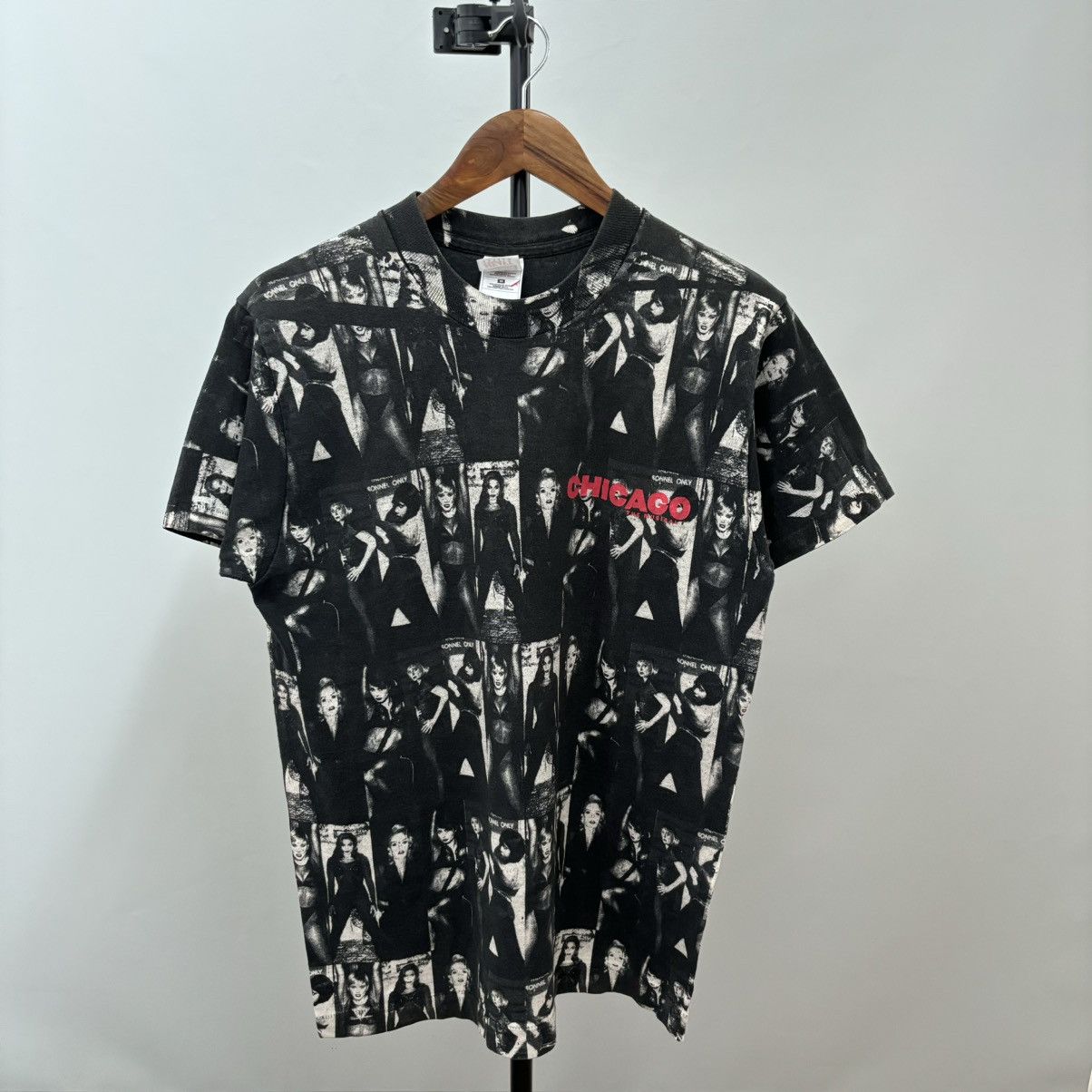 Vintage Vintage 90’s Chicago Musical All Over Print Shirt Bob Fosse Size US M / EU 48-50 / 2 - 1 Thumbnail