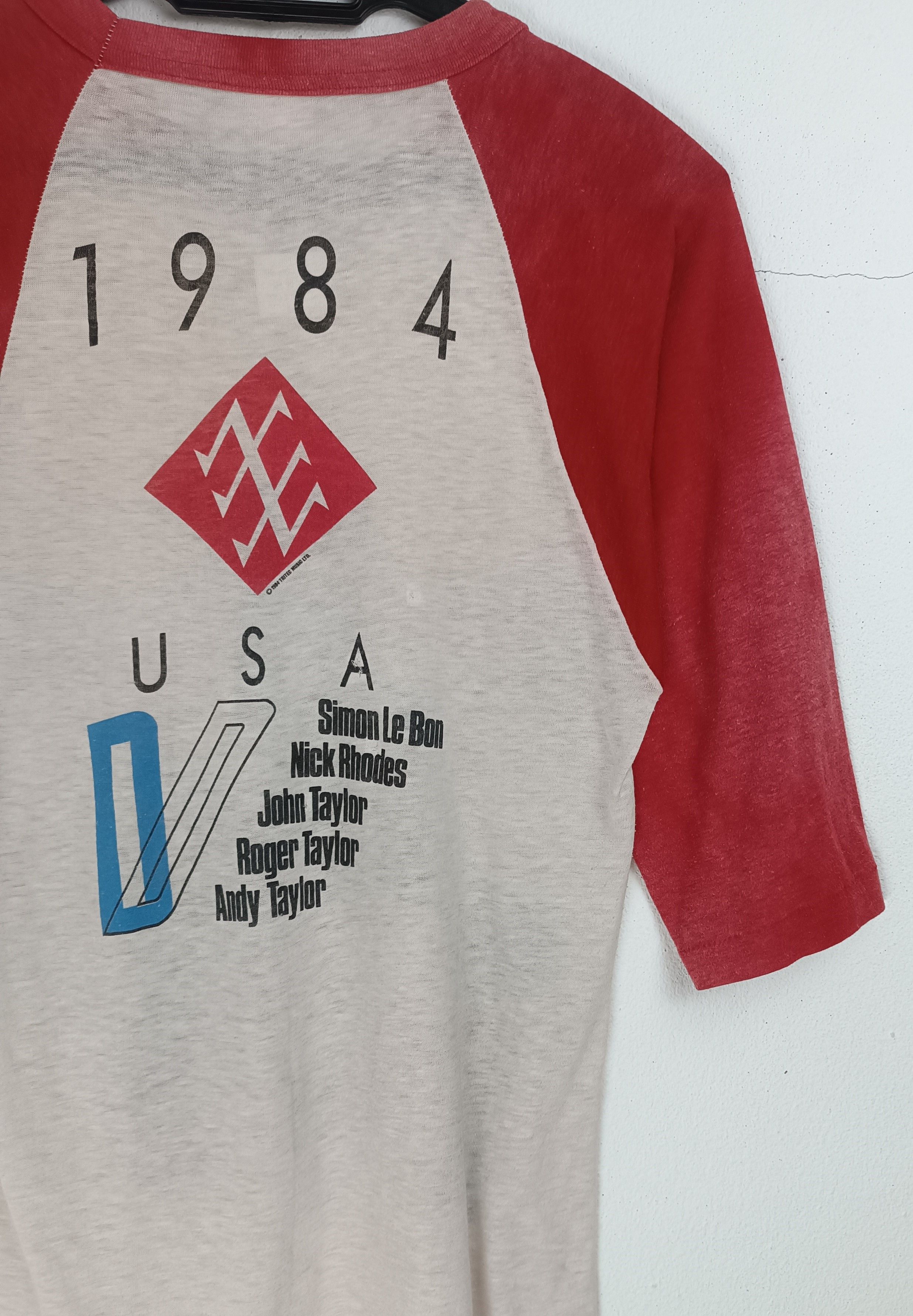 Vintage VINTAGE '84 DURAN DURAN 7 RAGED TIGER FADED 3Q TEE VERY RARE Size US S / EU 44-46 / 1 - 12 Thumbnail