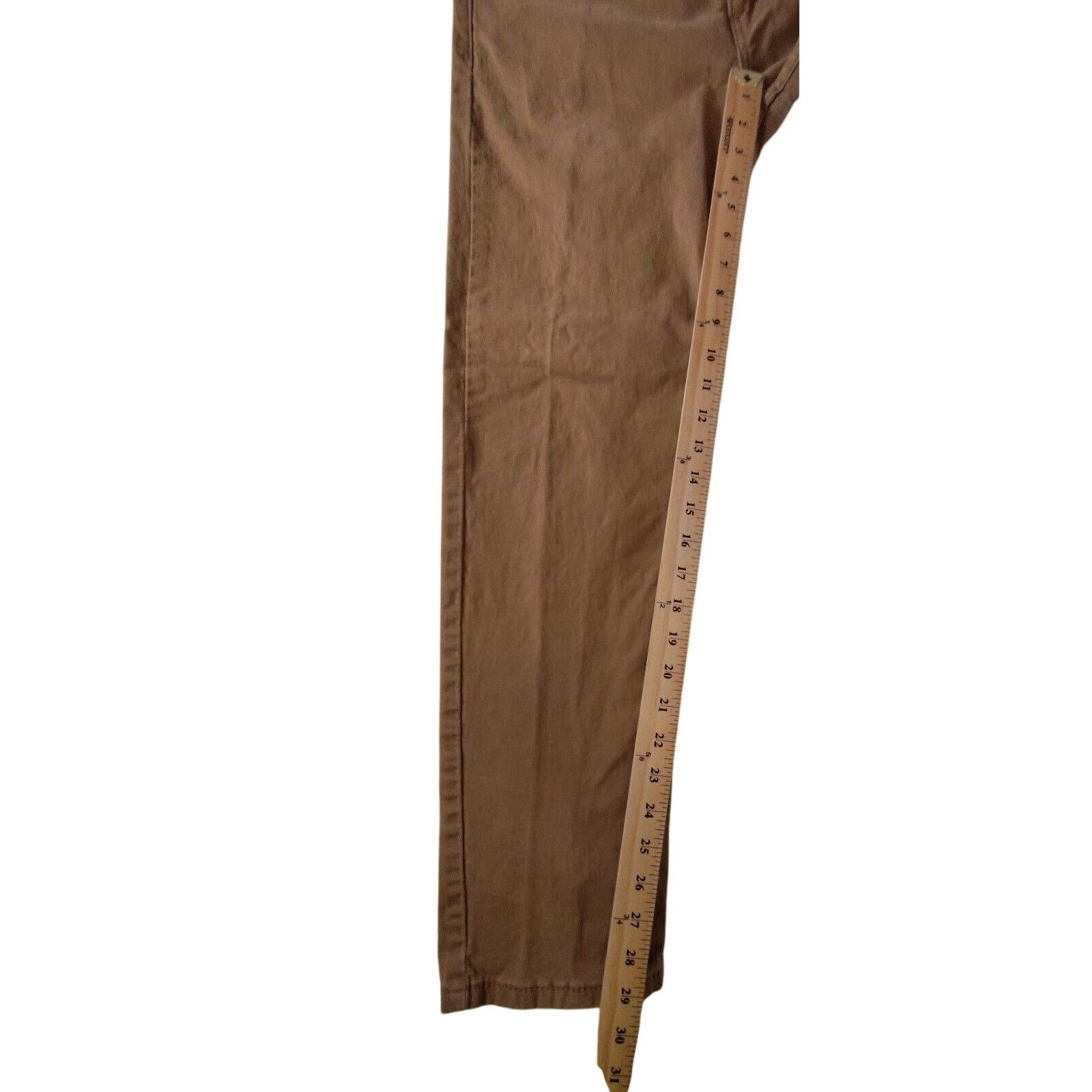 Levi's Levis 502 Jeans Men's 33x32 Brown Regular Taper fit Size US 33 - 5 Thumbnail