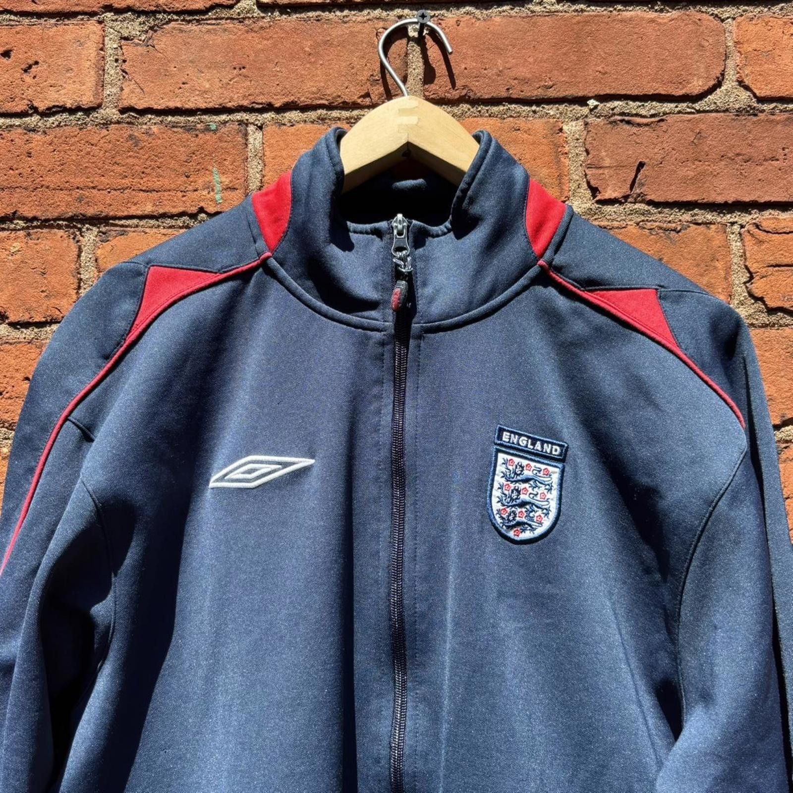 Umbro vintage England Umbro track jacket 00s M Size US M / EU 48-50 / 2 - 2 Thumbnail