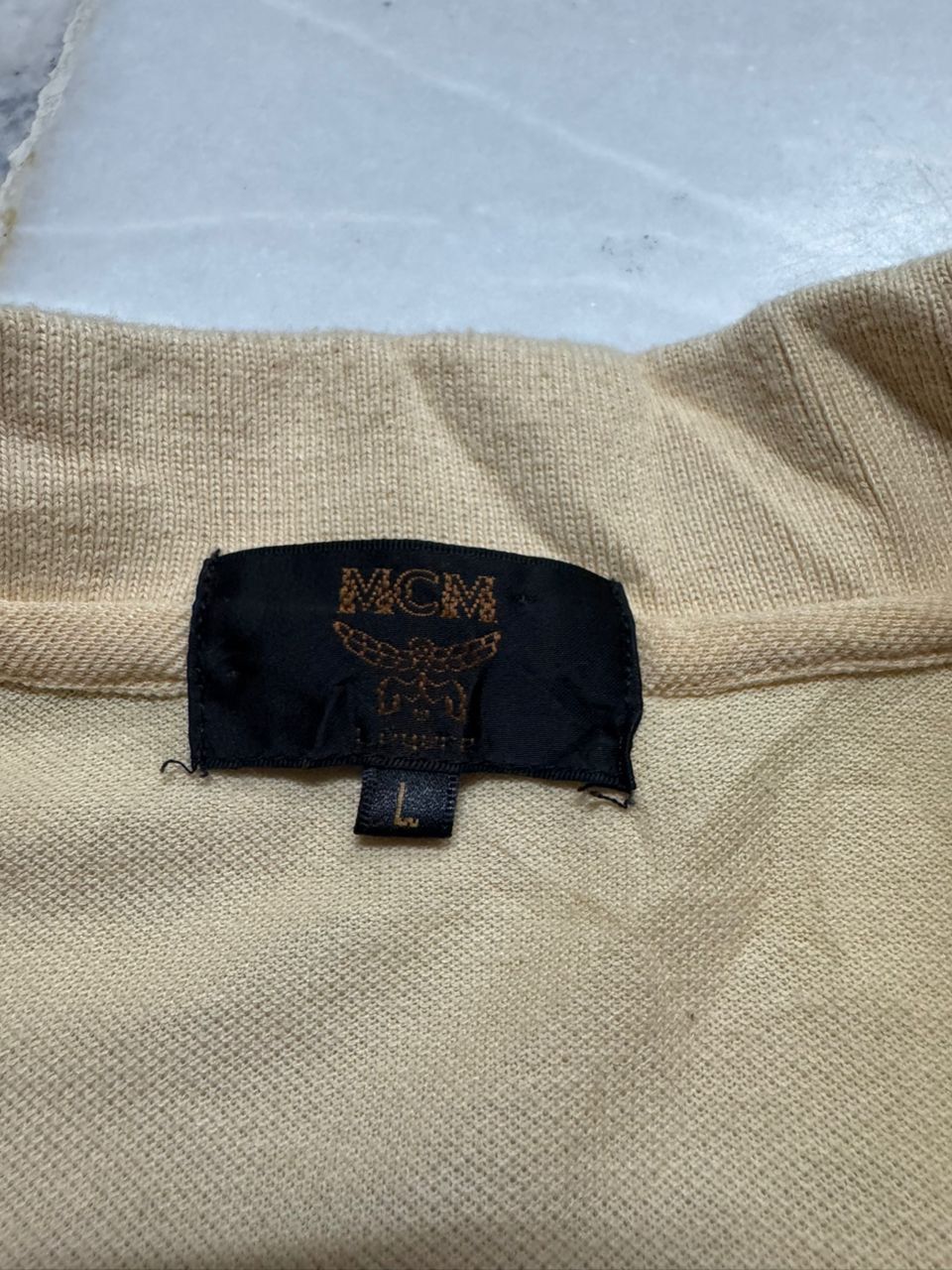 MCM VINTAGE 1990s MCM HALF ZIPPER POLO TER EMBROIDERY LOGO Size US L / EU 52-54 / 3 - 9 Thumbnail