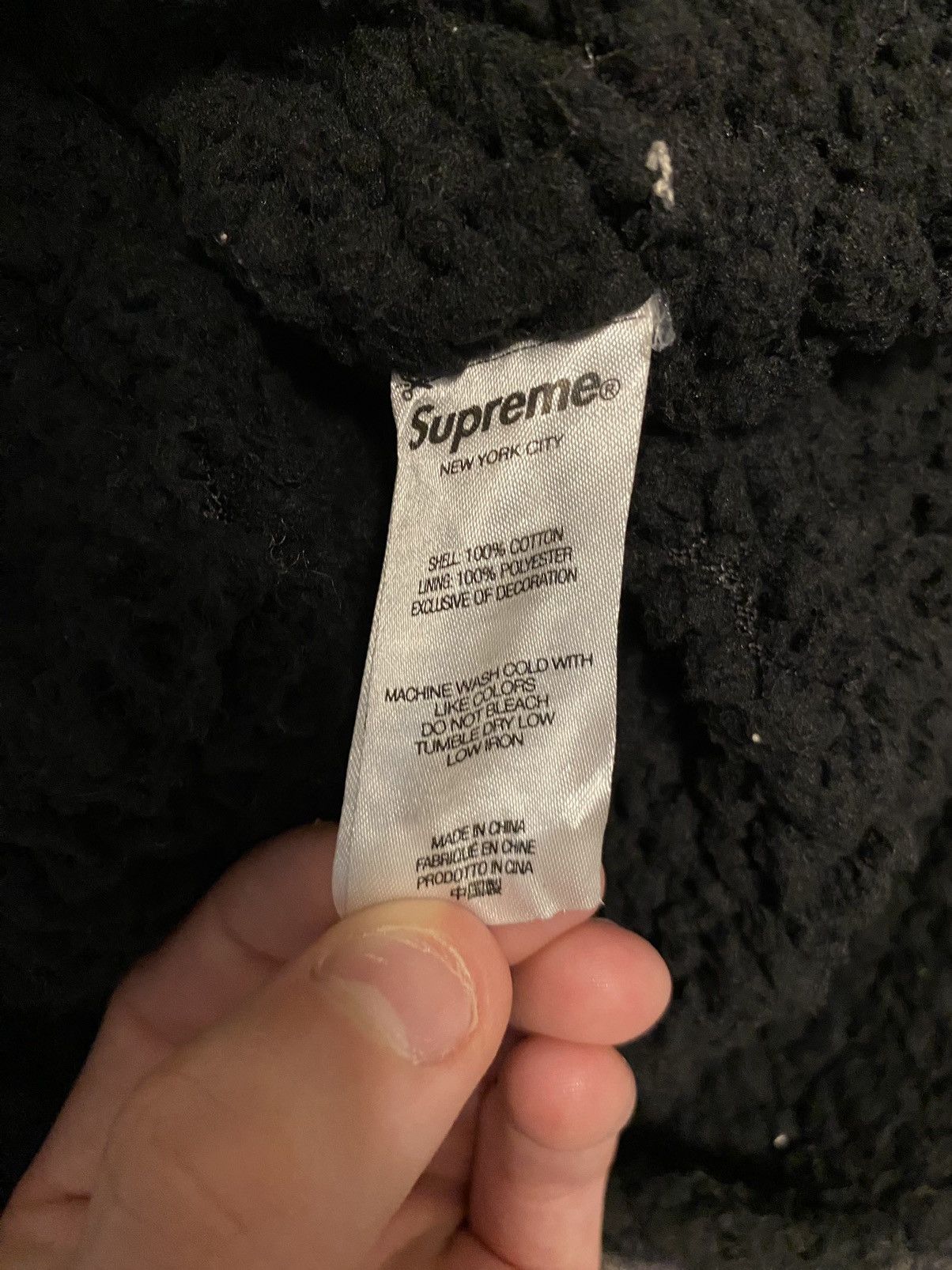 Supreme Supreme FW22 Shearling Lined Flannel Shirt Size US M / EU 48-50 / 2 - 7 Thumbnail