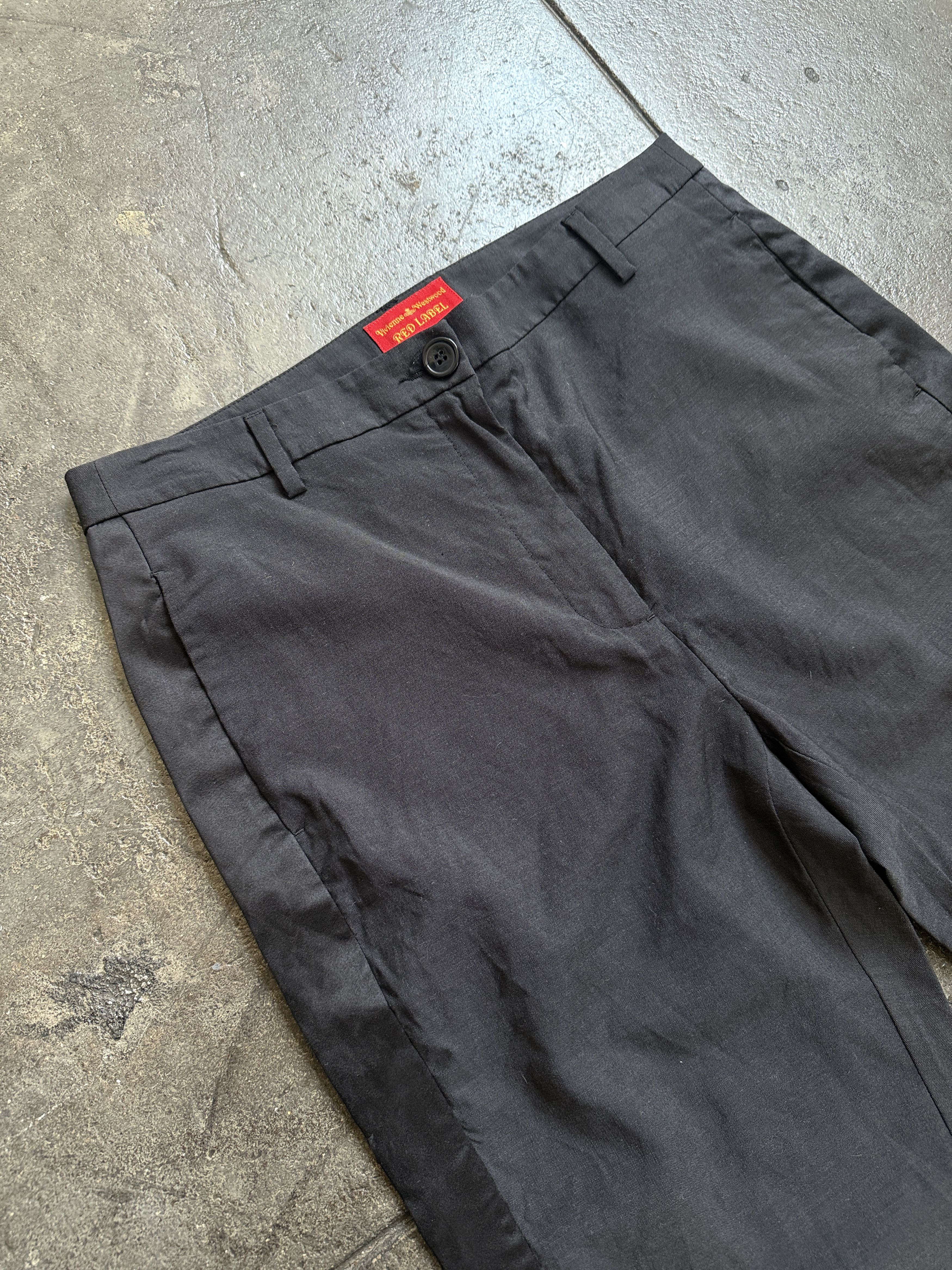 Vivienne Westwood 800$+ New 2015 Red Label Silk / Wool Tuxedo Pants Size 30" / US 8 / IT 44 - 3 Thumbnail