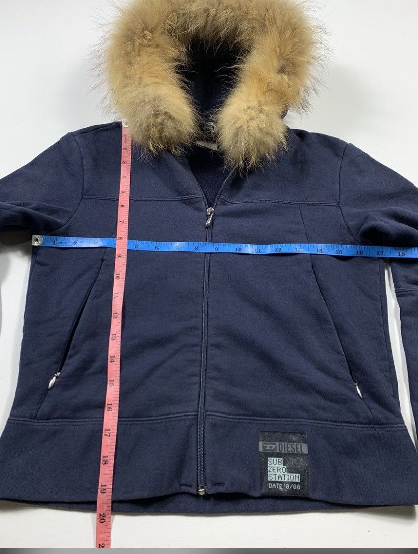 Diesel Y2k Diesel Cropped Zip Fur Hoodie ifsix lgb style Size US S / EU 44-46 / 1 - 7 Thumbnail