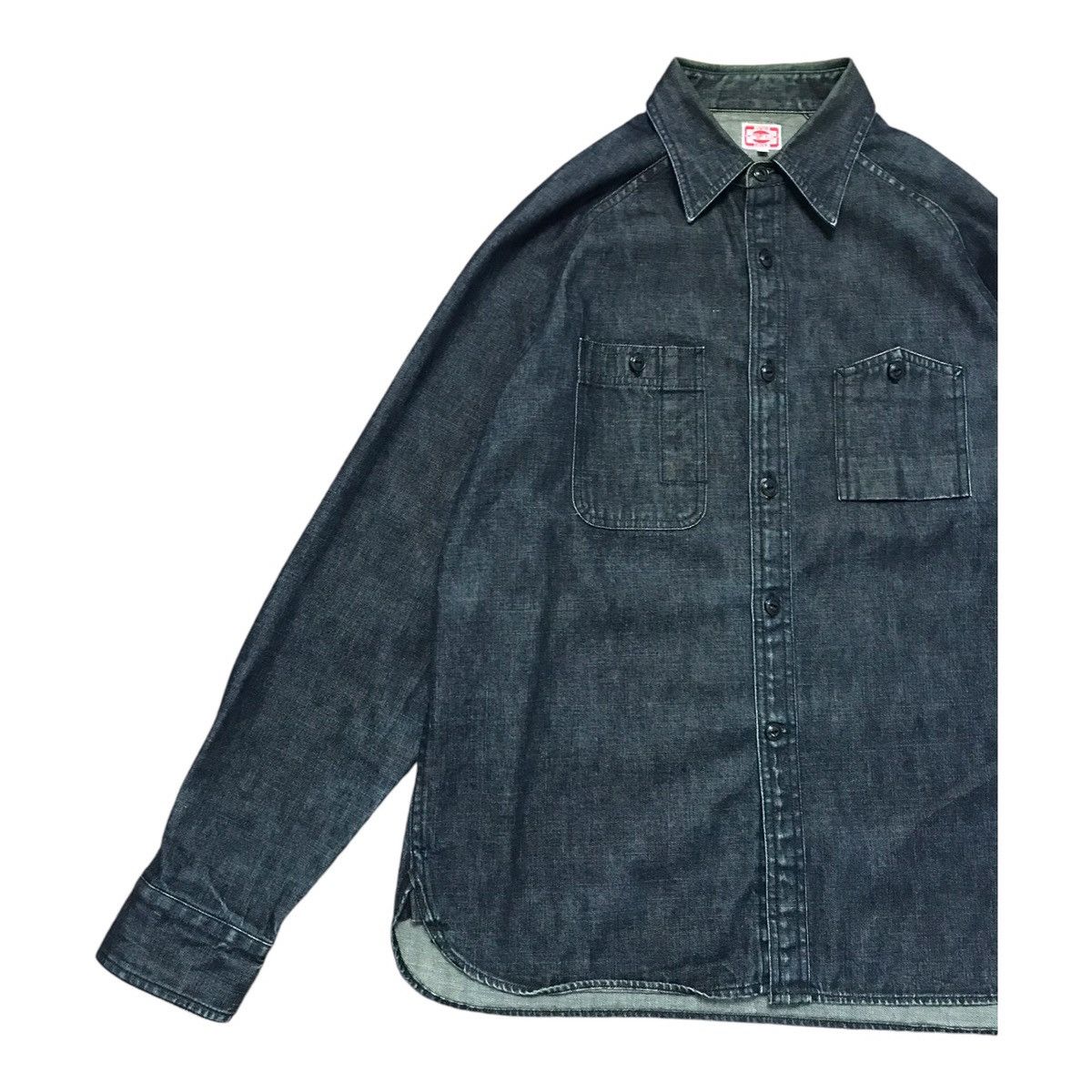 Japanese Brand × Pherrow's × Vintage Pherrow’s Story Button Long Sleeve Denim Jacket Blue/Black Size US M / EU 48-50 / 2 - 3 Thumbnail