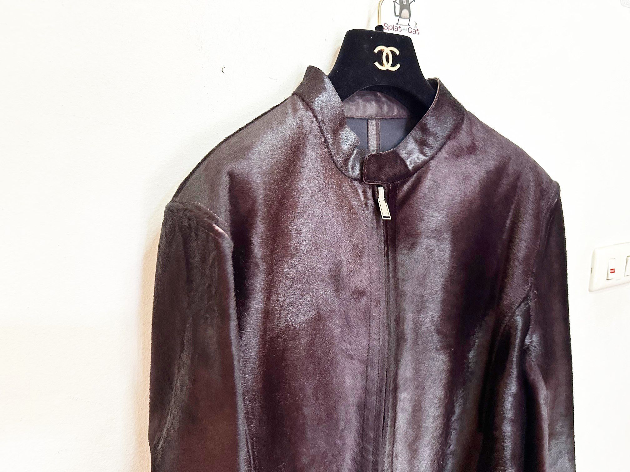 Emporio Armani [Very Rare] Emporio Armani Calf Hair Jacket Size US M / EU 48-50 / 2 - 2 Thumbnail