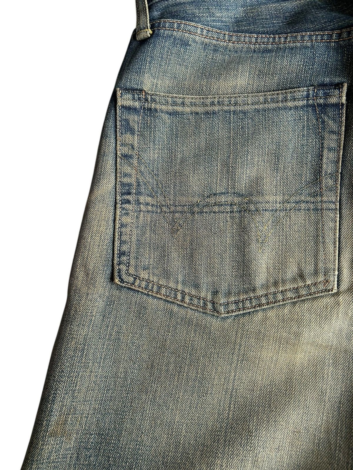 Japanese Brand × Kapital × Vintage Vintage Edwin Selvedge Baggy Rusty Mudwash Distressed Denim Size US 33 - 12 Thumbnail