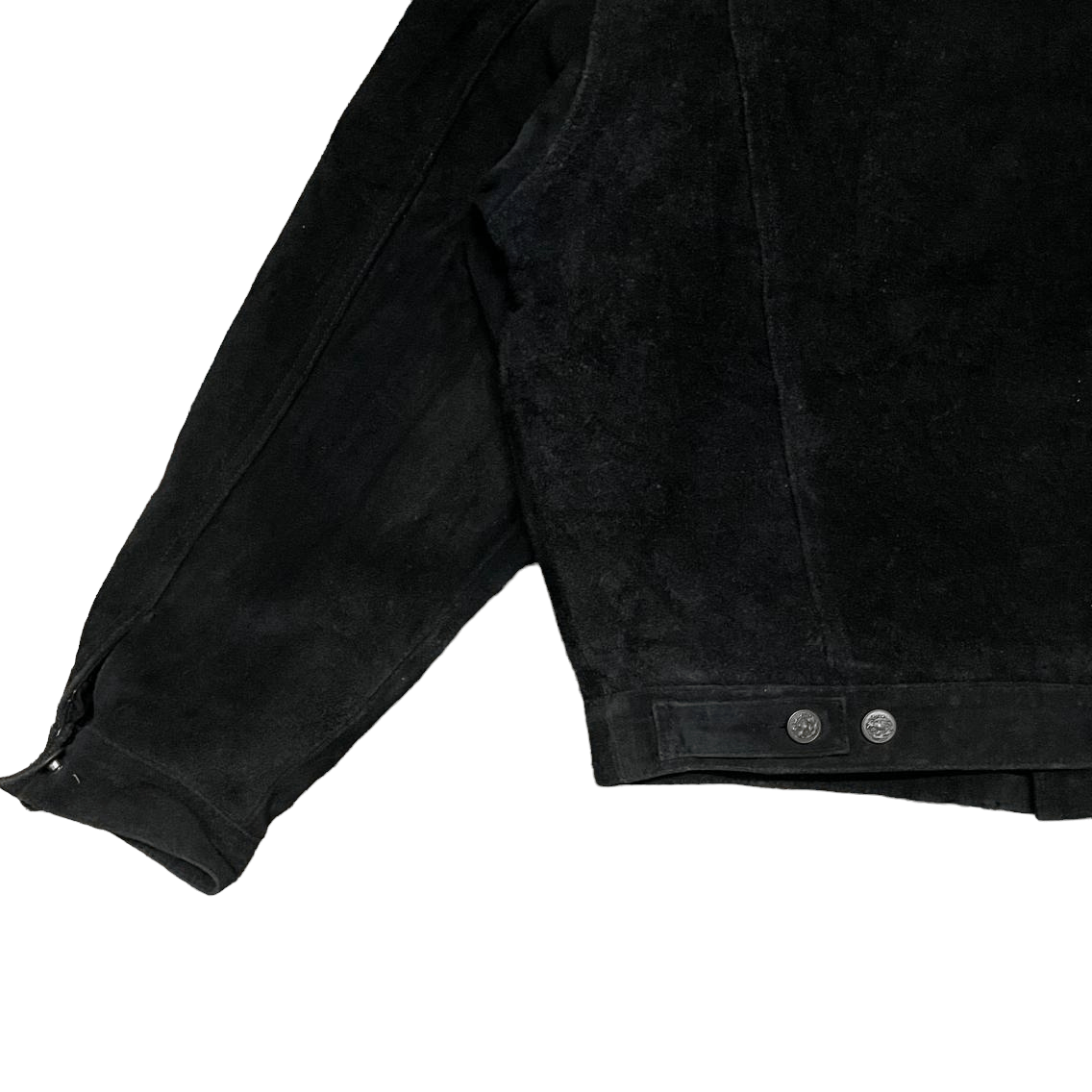 Leather Vintage Trucker Jacket Cowhide Suede Leather Size US L / EU 52-54 / 3 - 15 Thumbnail