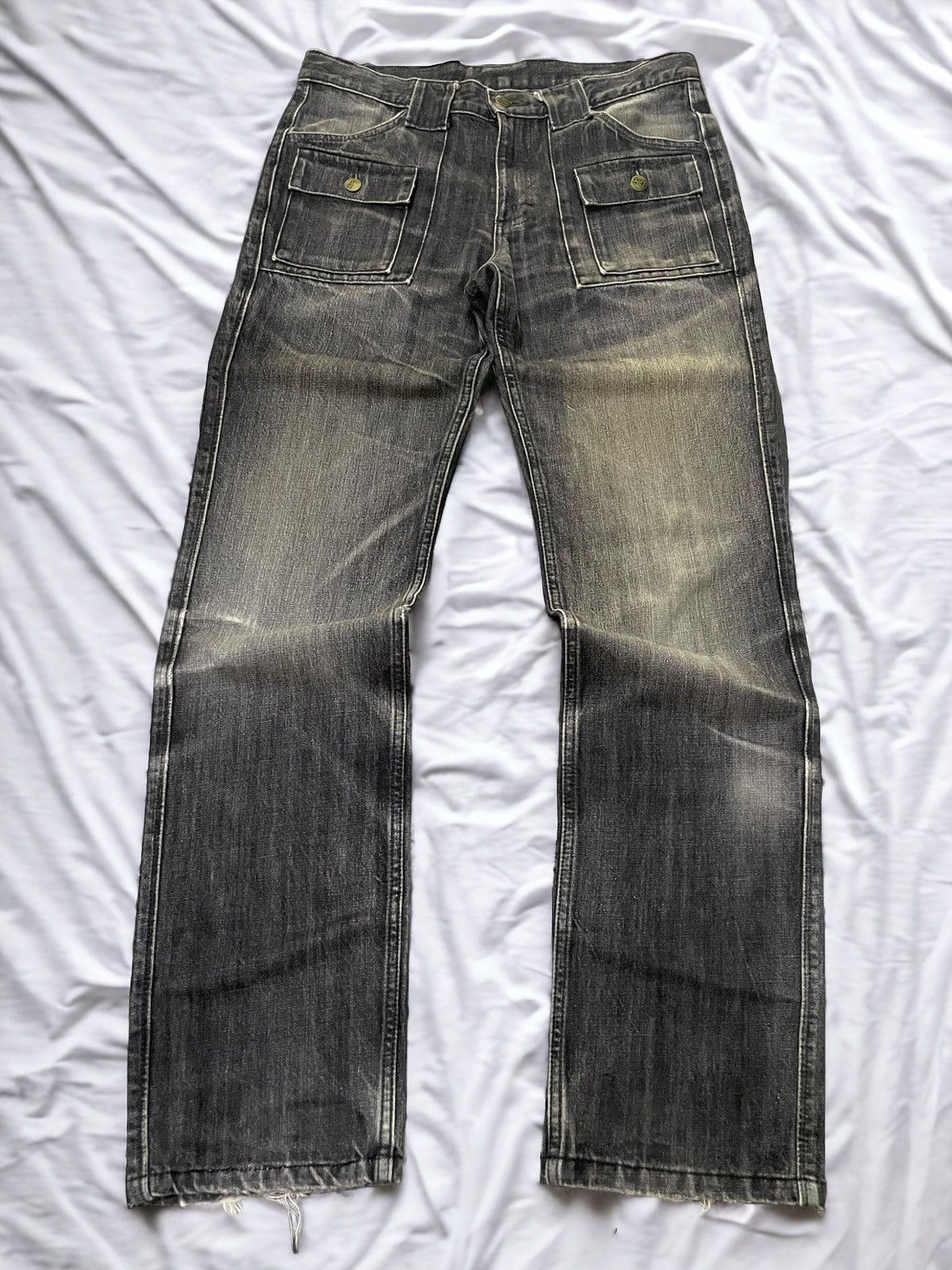Hysteric Glamour × Lee Vintage Lee Japan Faded Mud Bush Pocket Denim Pants Size US 32 / EU 48 - 1 Thumbnail