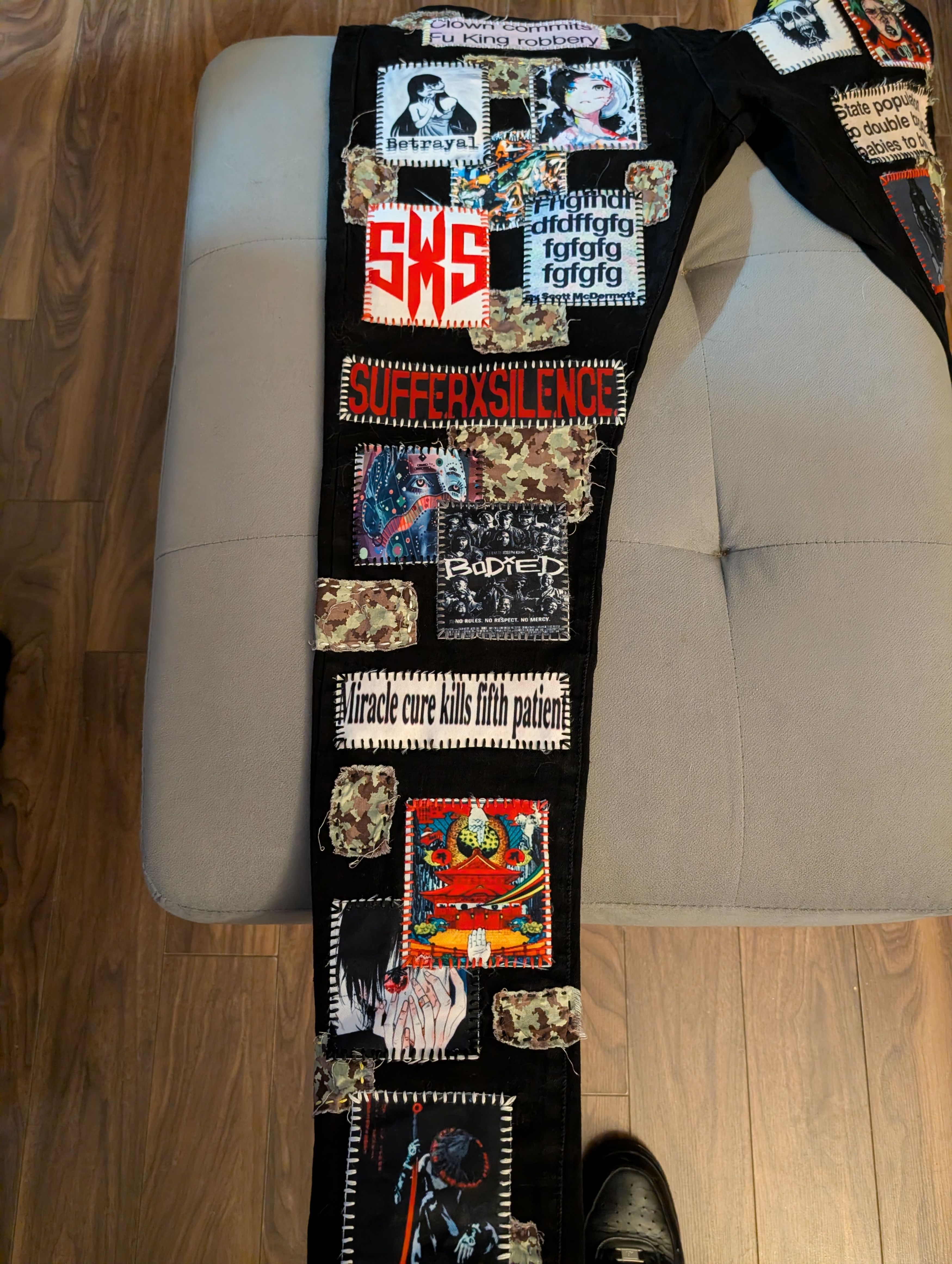 Other Suffer x Silence Patch Denim Pants Size US 38 / EU 54 - 2 Thumbnail