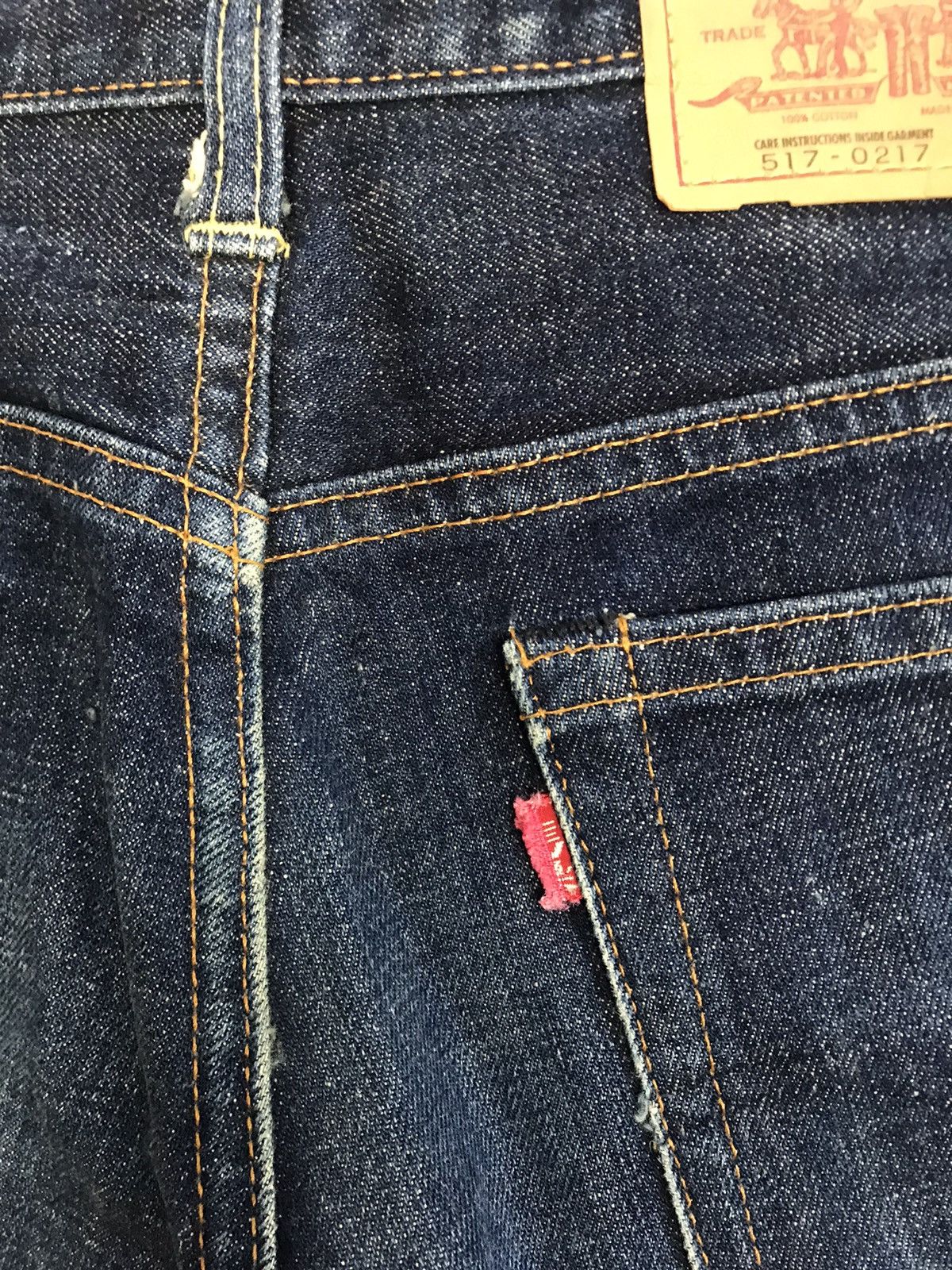 Levi's Vintage Clothing Levi's 90s Lot 517-0217 Indigo Denim Jeans Relaxed Tapered Size US 28 / EU 44 - 4 Thumbnail