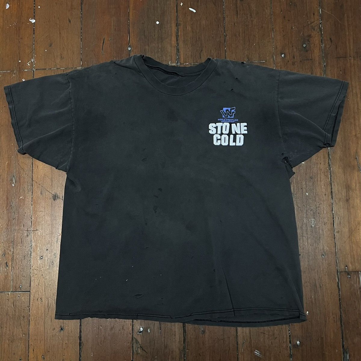 Vintage stone cold steve austin tee Size US L / EU 52-54 / 3 - 1 Thumbnail