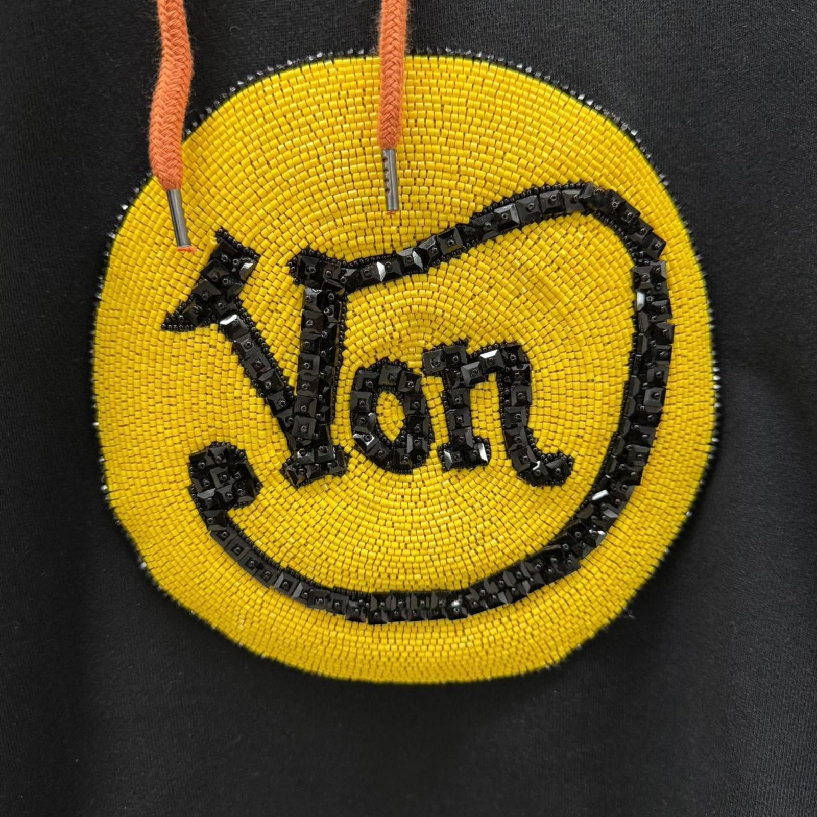 Von Dutch Von Dutch Paris Black Hoodie Beaded Logo – Size Large Size US L / EU 52-54 / 3 - 3 Thumbnail