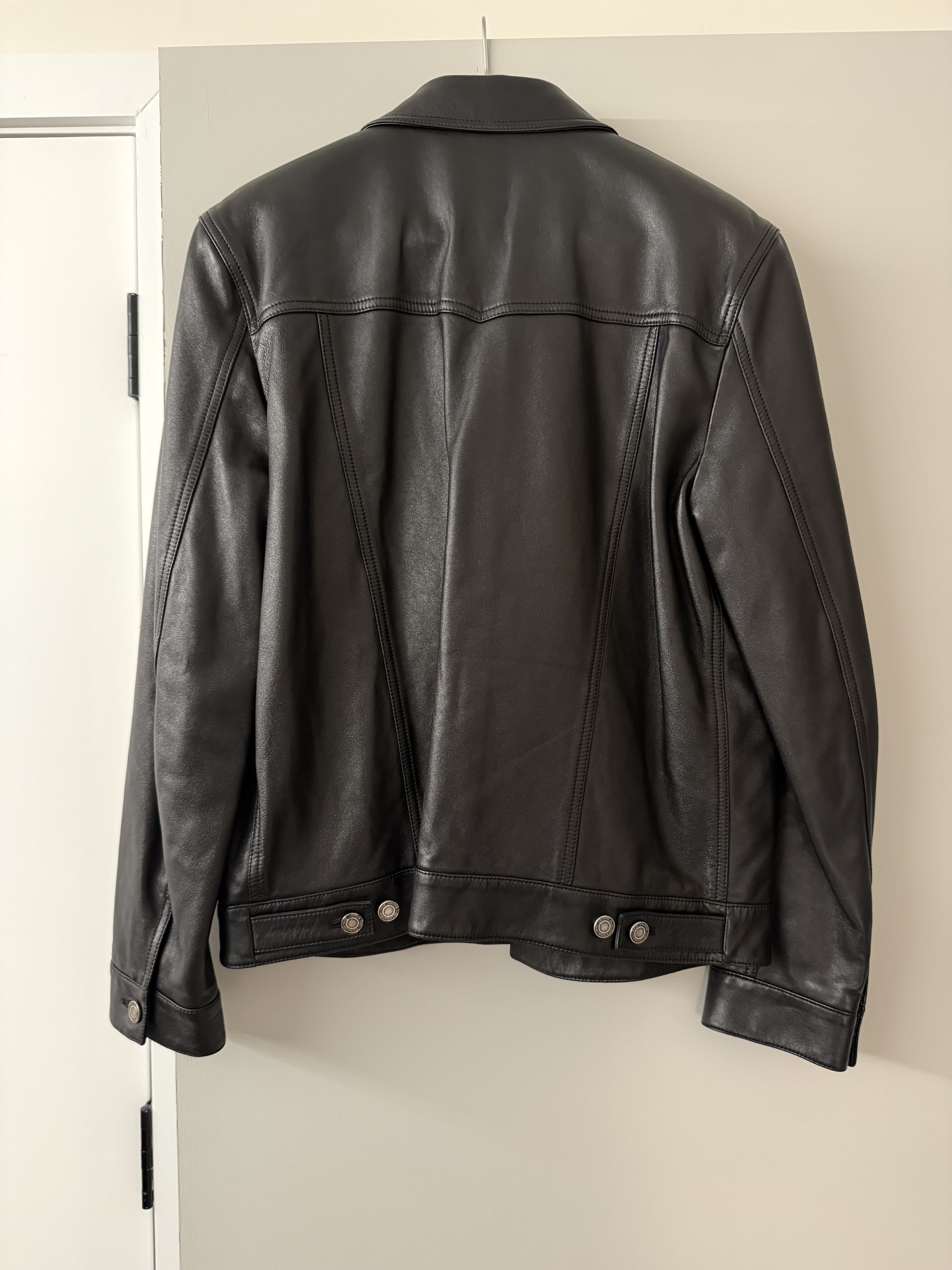 Saint Laurent Paris LAMBSKIN DENIM JACKET Size US L / EU 52-54 / 3 - 2 Thumbnail