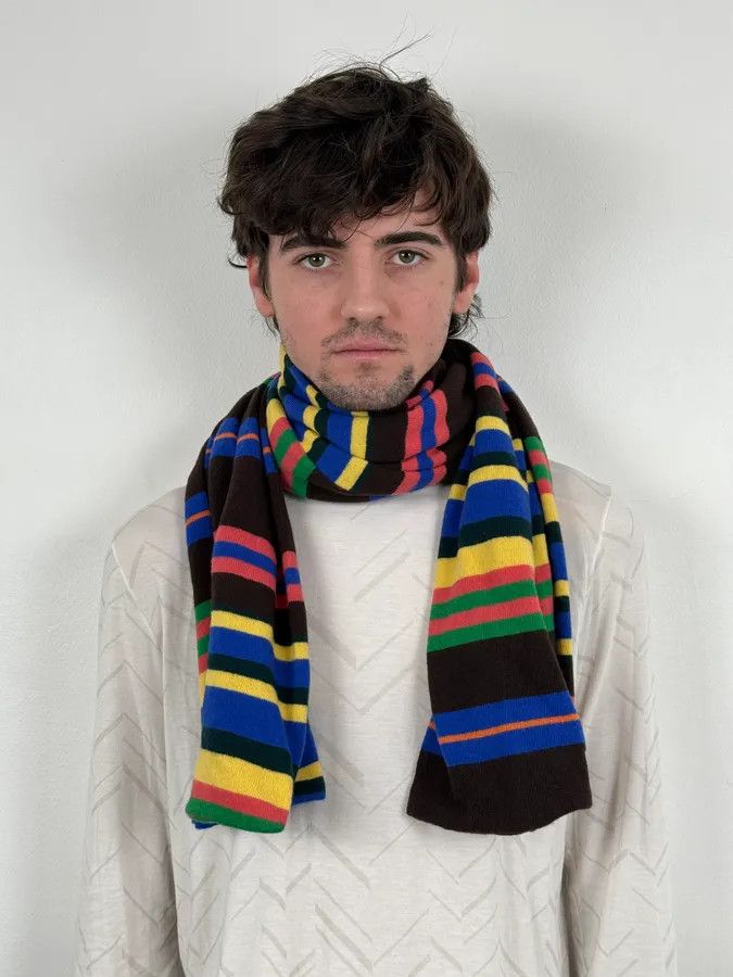 Comme des Garcons Comme des Garçons Shirt Multicolor Striped Scarf Size ONE SIZE - 2 Thumbnail