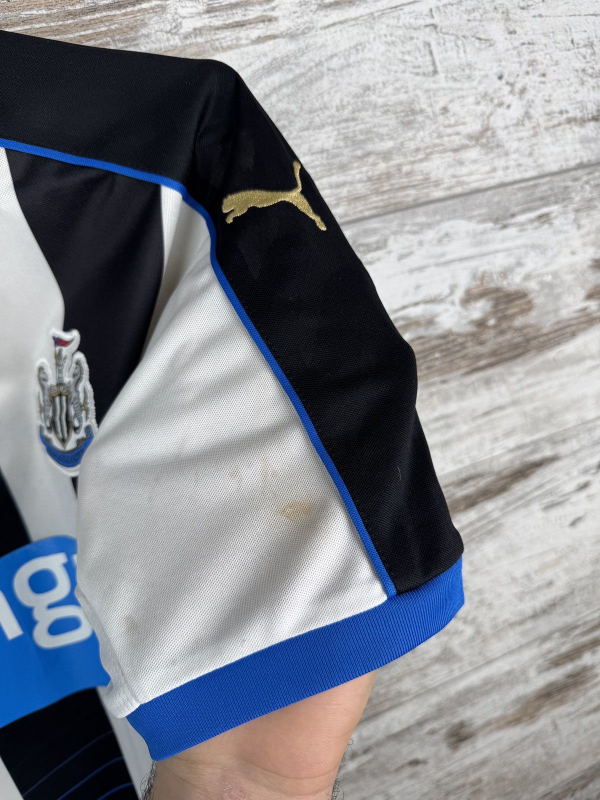 Puma × Vintage Mens Vintage Puma Newcastle United FC T-shirt soccer jersey Size US M / EU 48-50 / 2 - 12 Thumbnail