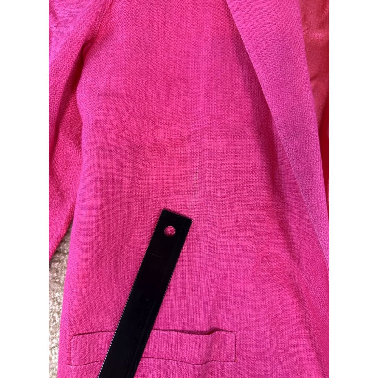 Evan Picone Evan Picone Blazer Jacket Size 4 Pink Women's Classic Career Office Pink Union D471 Size S / US 4 / IT 40 - 2 Thumbnail
