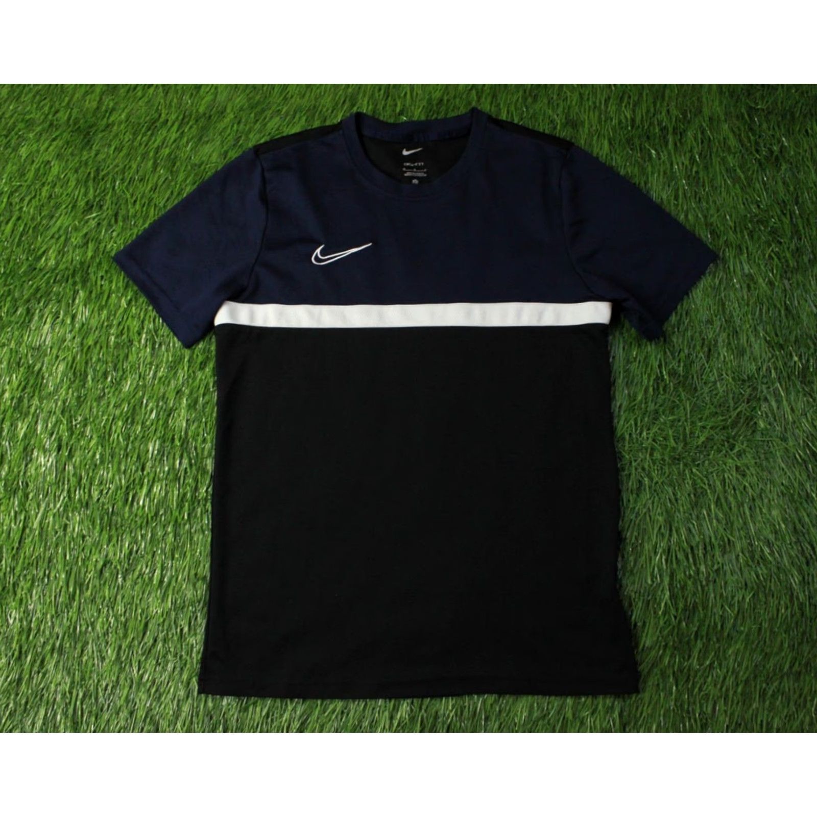 Nike Nike Academy Pro Dri-Fit Football Shirt Jersey M Men Navy Blue/Black/White 2021 Soccer T-Shirt Short Sleeve Nike Dri-FIT Mens Jersey Size M Size US M / EU 48-50 / 2 - 2 Thumbnail