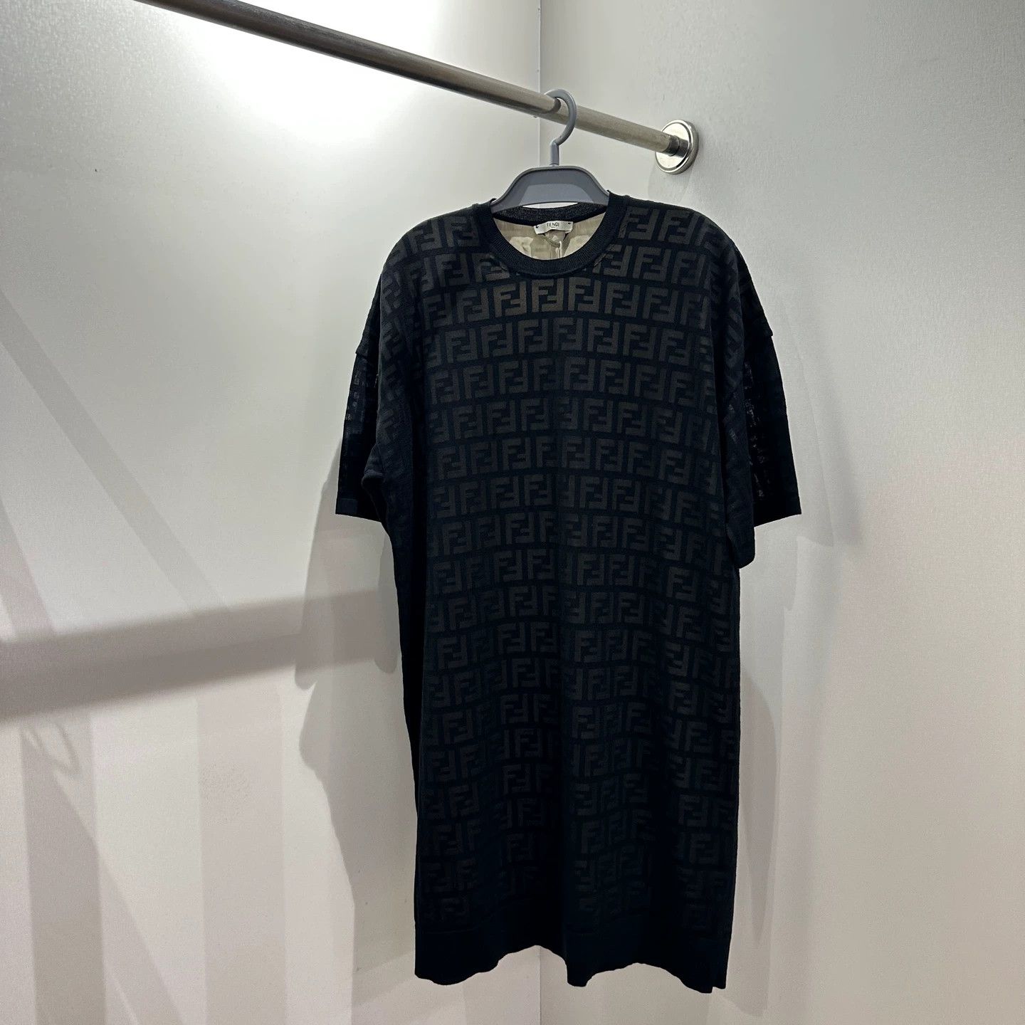 Fendi Fendi may777 FF allover print short sleeve dress 38 Size XS / US 0-2 / IT 36-38 - 1 Thumbnail