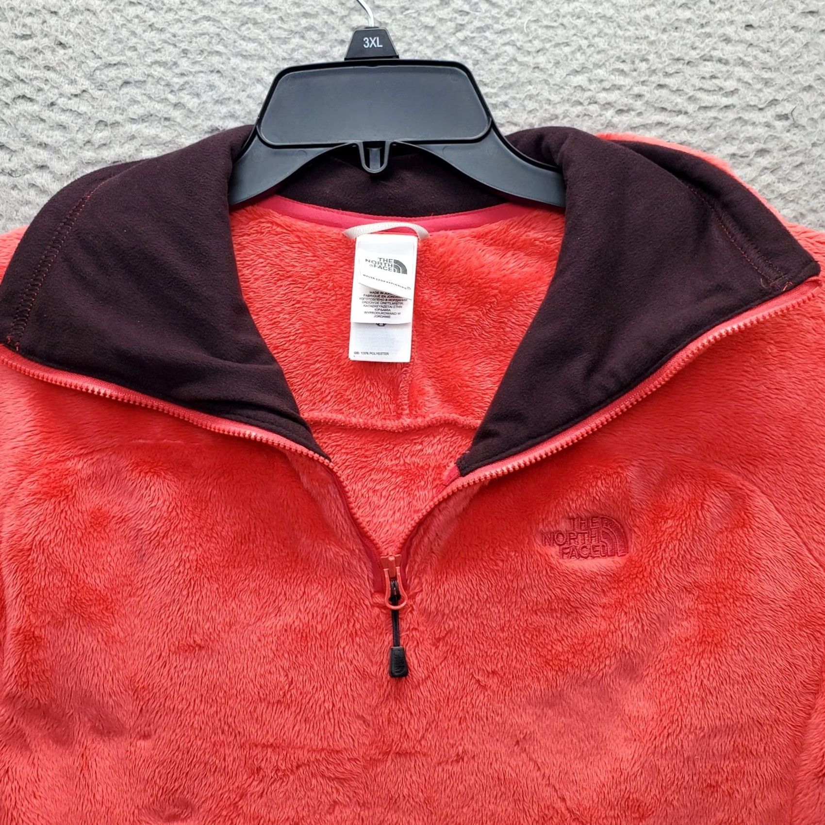 The North Face The North Face Womens Jacket Red 1/4 Zip Thick Fleece Long Sleeve L Regular Size L / US 10 / IT 46 - 5 Thumbnail