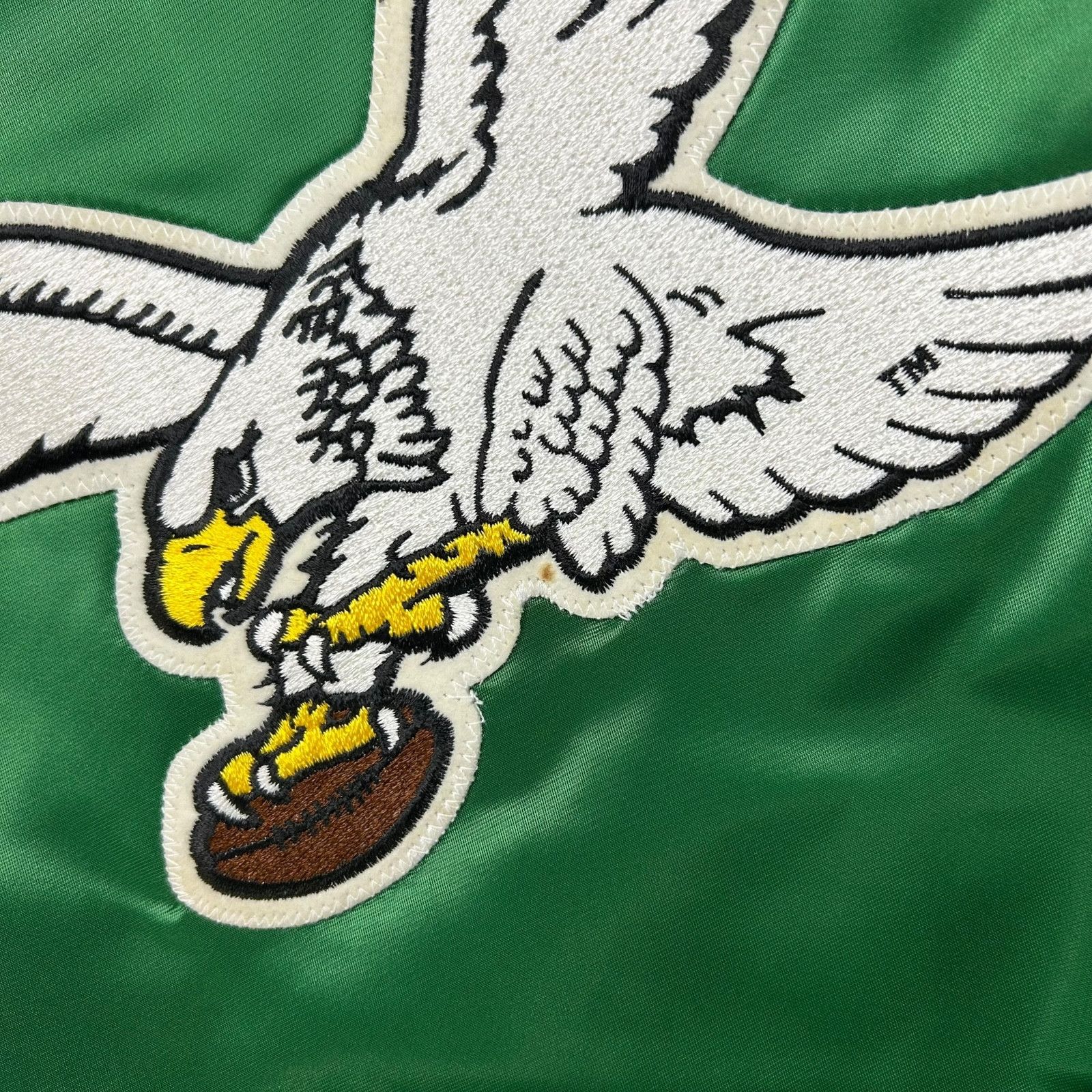 NFL VTG 90s PHILADELPHIA EAGLES STARTER SATIN JACKET BIG LOGO Size US M / EU 48-50 / 2 - 12 Thumbnail