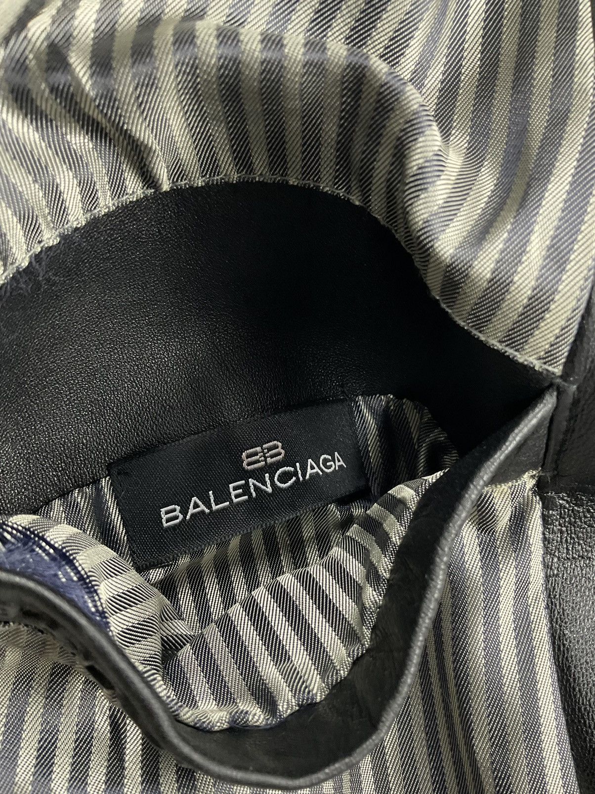Balenciaga Vintage Balenciaga Leather Jacket Size US XL / EU 56 / 4 - 13 Thumbnail