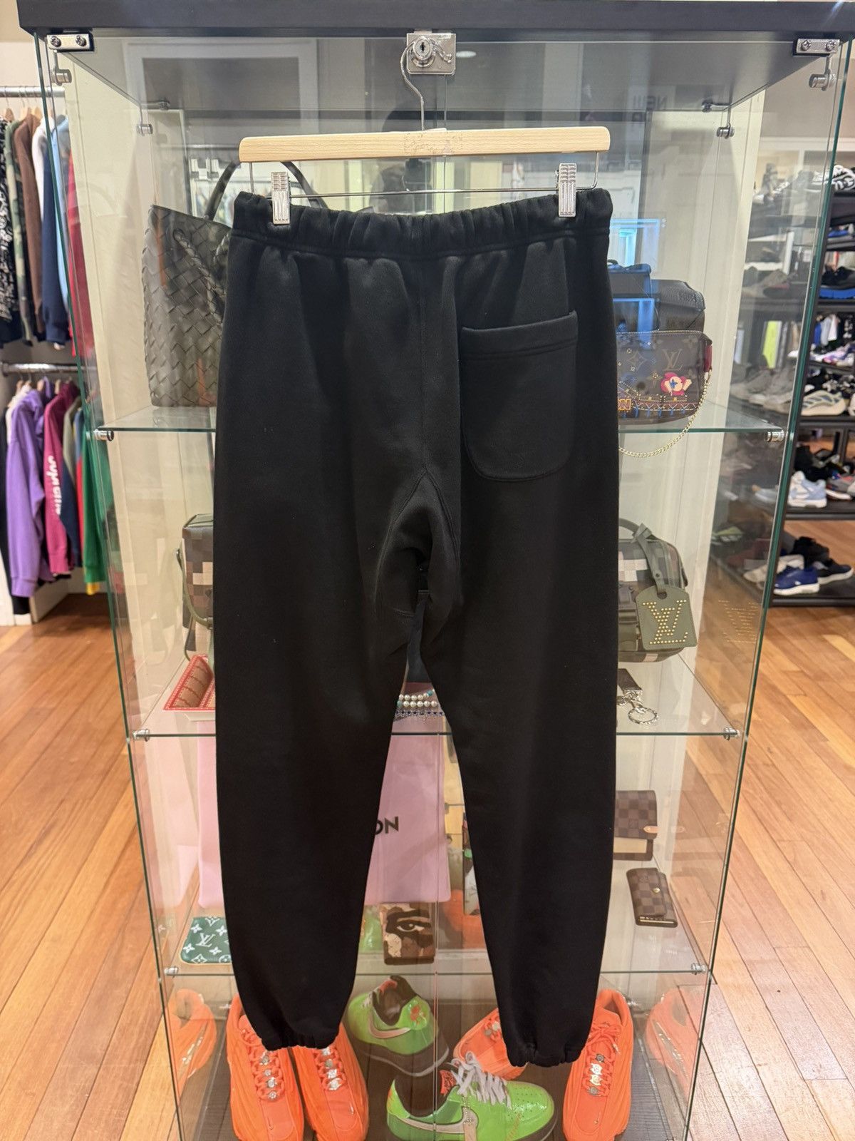 Saint Michael Saint Michael White Ribbon Sweatpants - Black Size US 30 / EU 46 - 2 Thumbnail