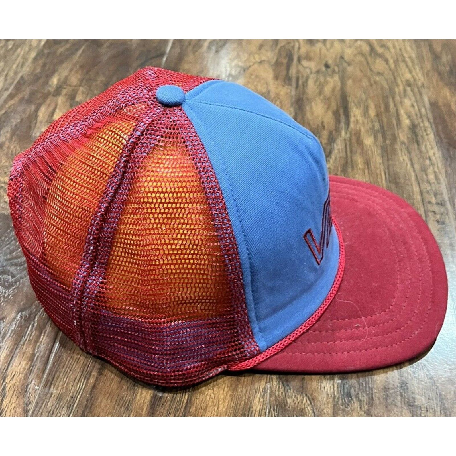 Vans Vans Trucker Hat Snapback Cap Red/White/Blue One Size Skater Size ONE SIZE - 4 Thumbnail