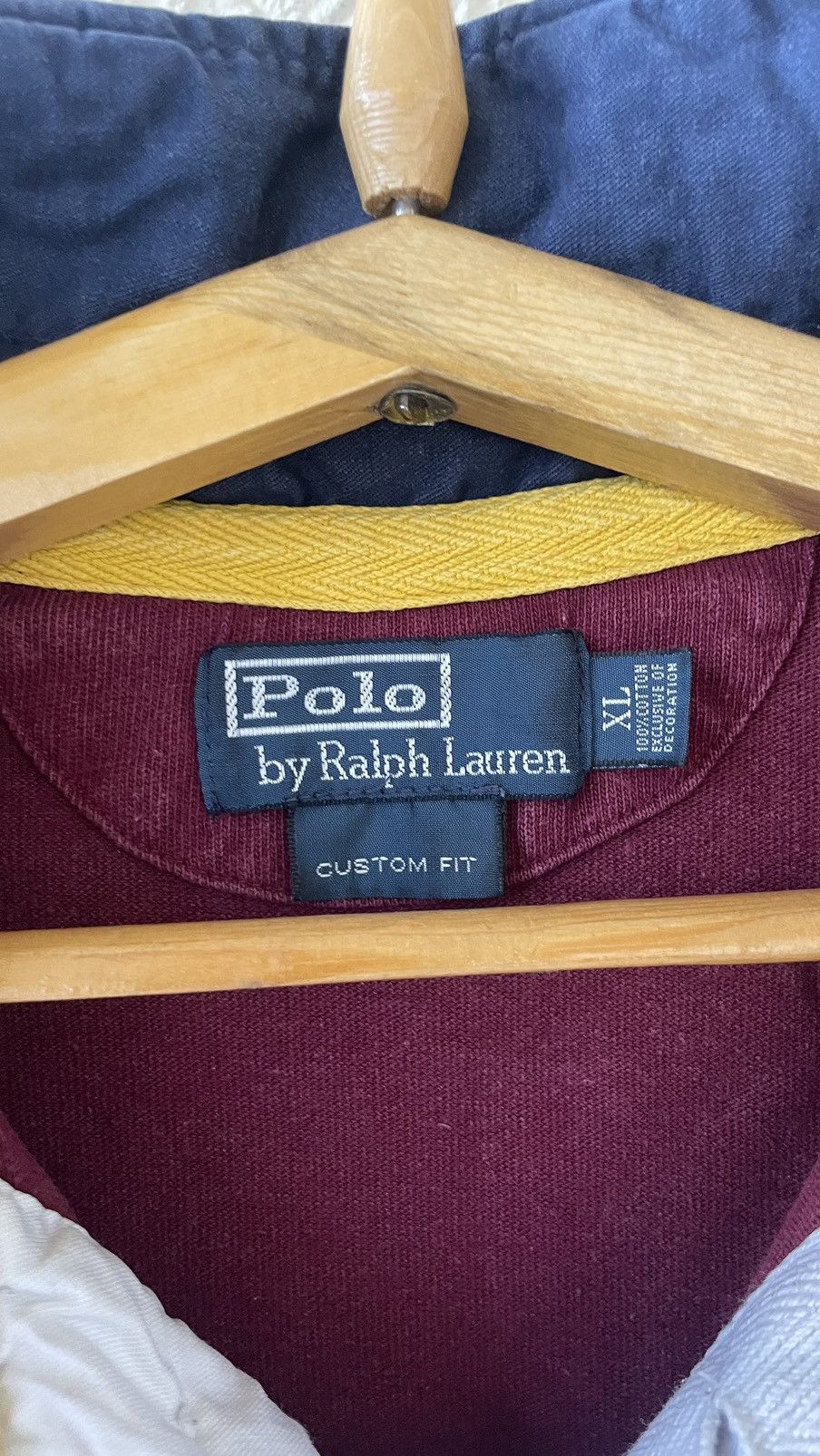 Polo Ralph Lauren × Rugby Ralph Lauren × Vintage Vintage POLO RALPH LAUREN Big Logo Long Sleeve Rugby Shirt Size US XL / EU 56 / 4 - 6 Thumbnail