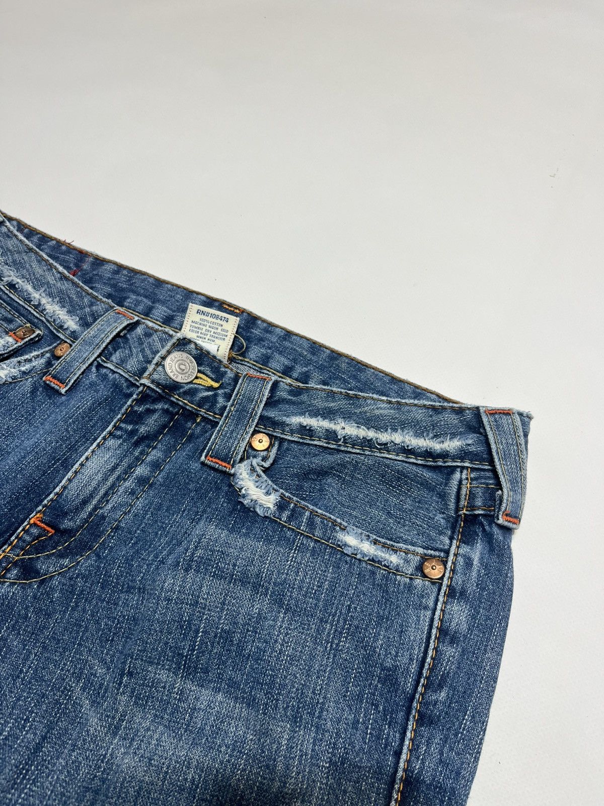 True Religion Vintage Rare True Religion Flared Jeans Size 30" / US 8 / IT 44 - 4 Thumbnail