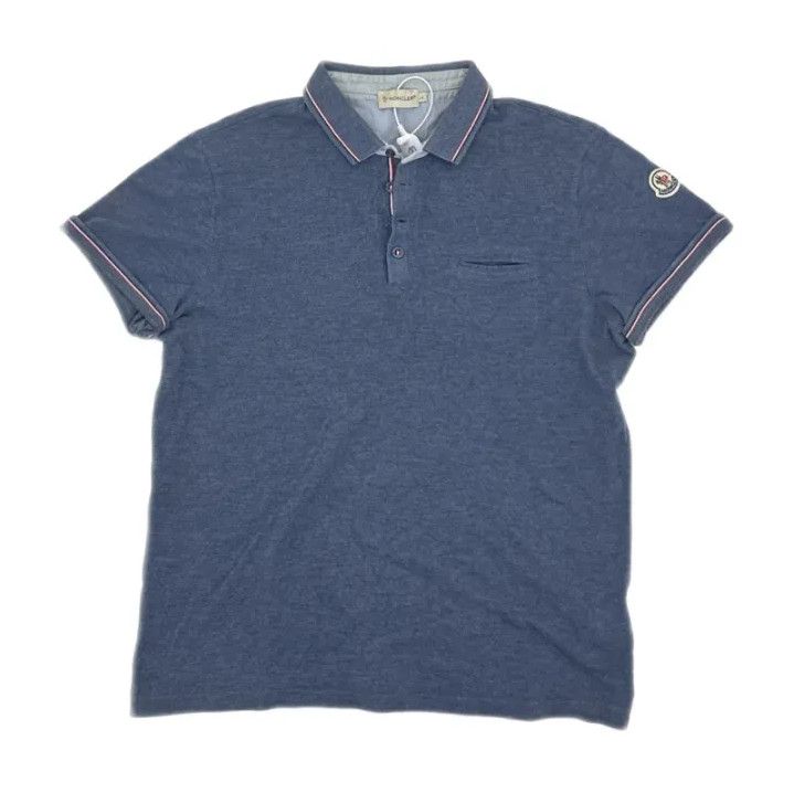Moncler Moncler Logo Embroidery Short Sleeve Polo Shirt Size US L / EU 52-54 / 3 - 1 Thumbnail