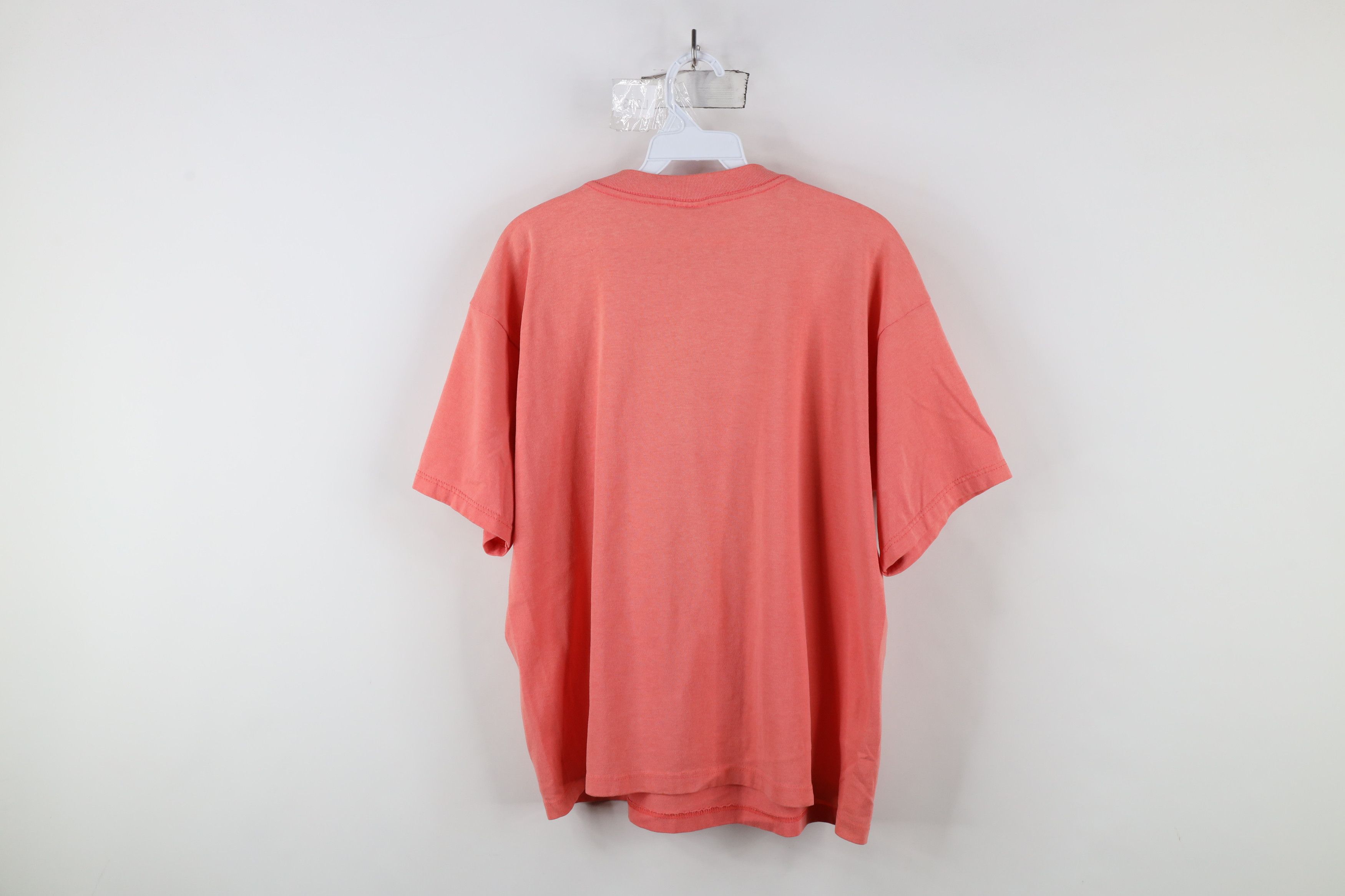 Vintage Vintage 90s Streetwear Cotton Pocket T-Shirt Pink USA Size L / US 10 / IT 46 - 11 Thumbnail