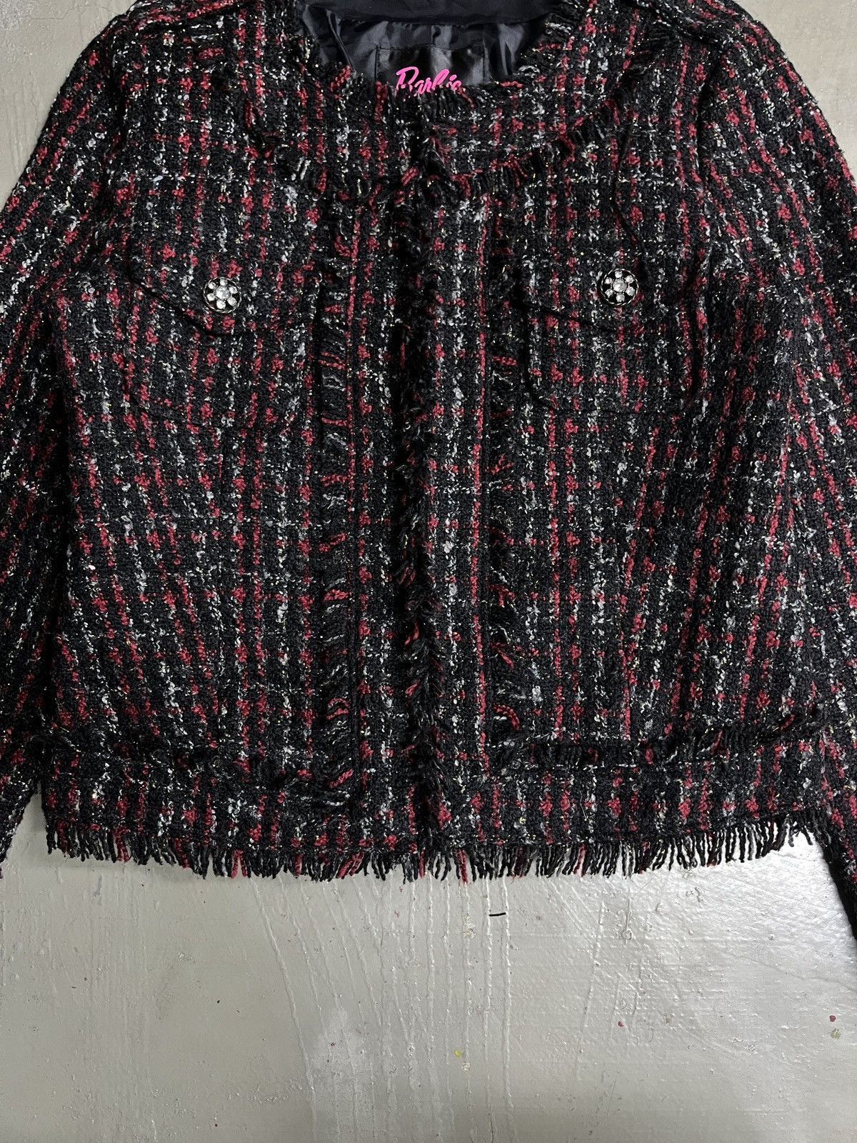 Hysteric Glamour 2000s Barbie - Rare Tweed Jacket Chanel Gdragon Jennie Style Size S / US 4 / IT 40 - 6 Thumbnail