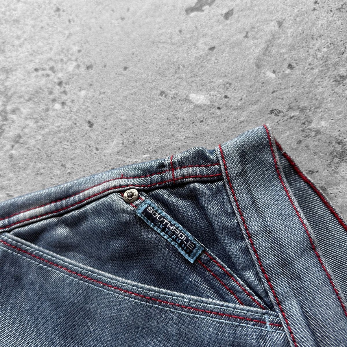 Southpole Southpole Mens Vintage 90s Workwear Style Light Blue Jeans Size US 31 - 6 Thumbnail