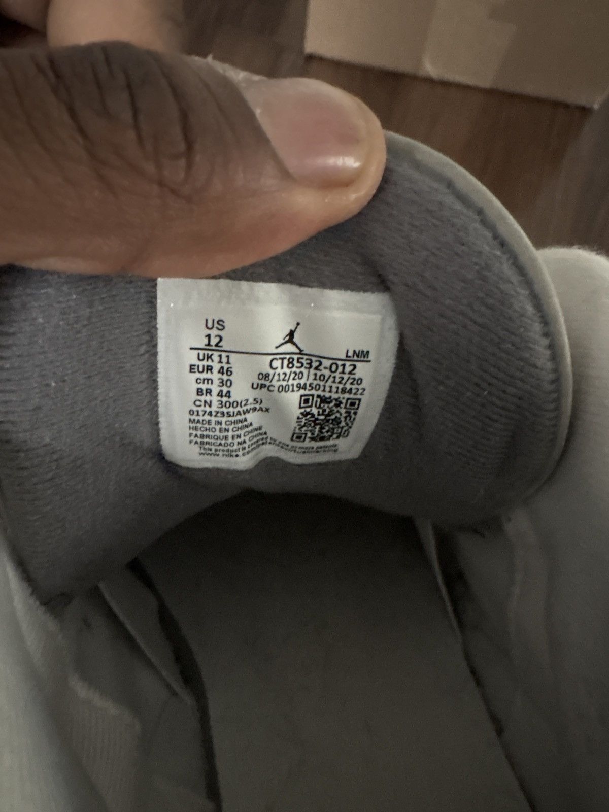 Jordan Brand Jordan Retro 3 Cool Grey Size US 12 / EU 45 - 7 Thumbnail